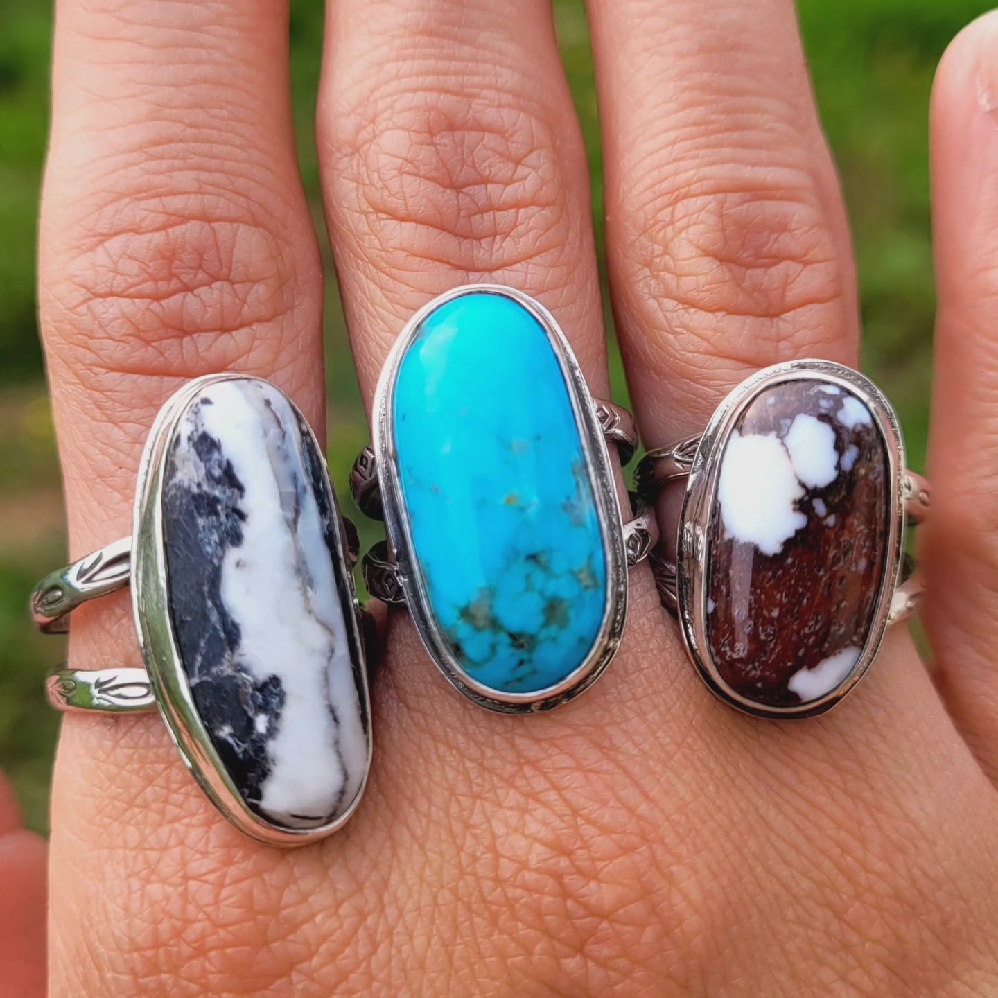 White Buffalo ring size 10