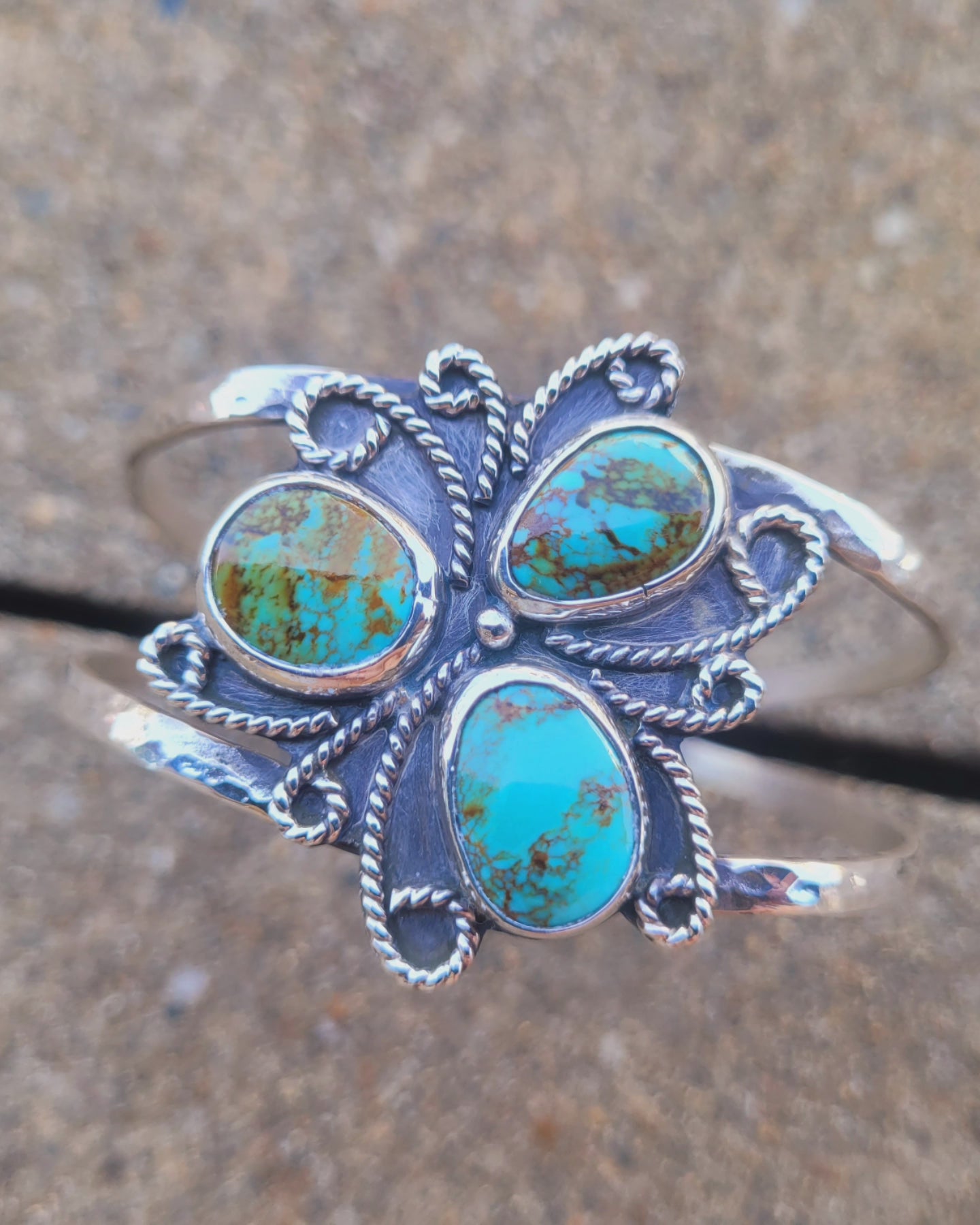Kingman turquoise cuff