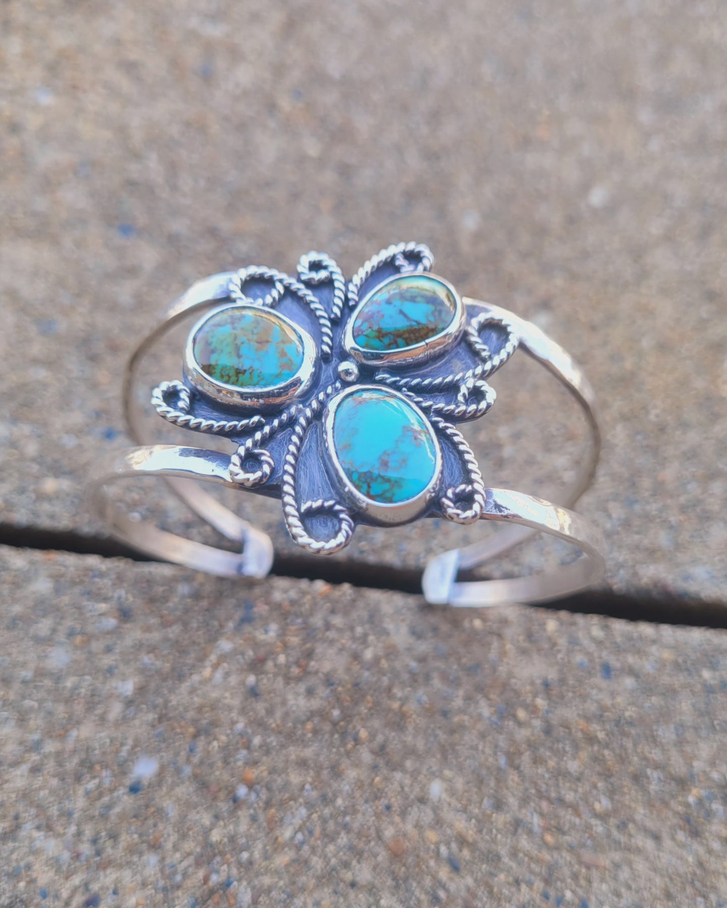 Kingman turquoise cuff