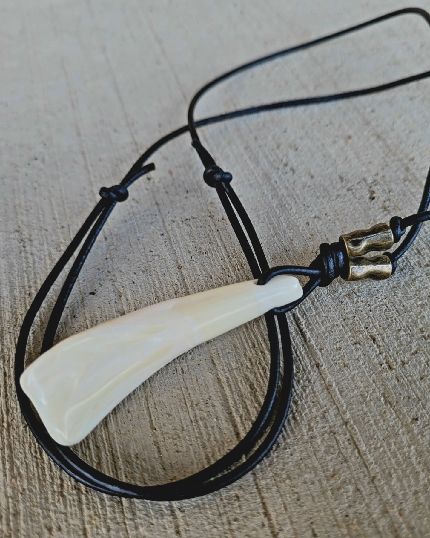 Buffalo Tooth Necklace