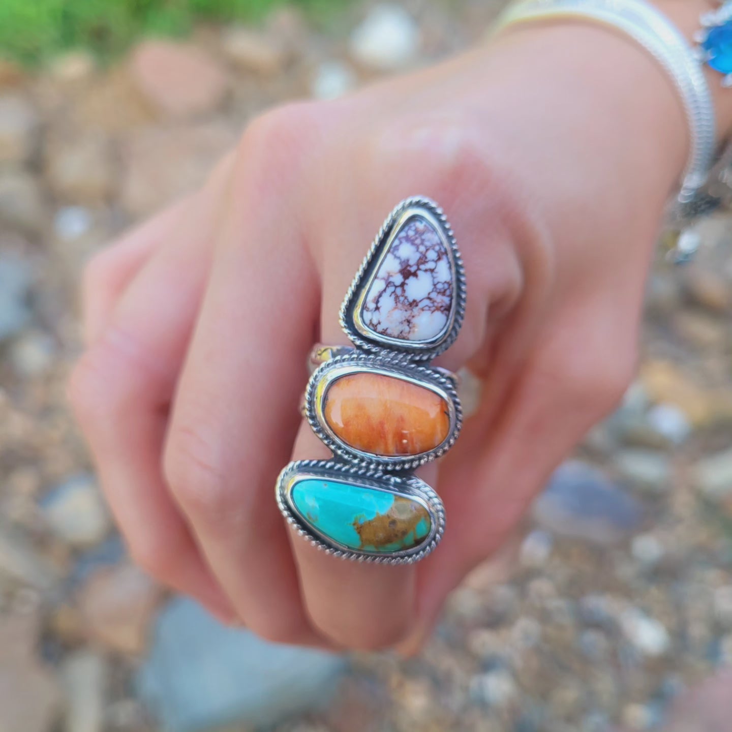 Three stone Ring size 7