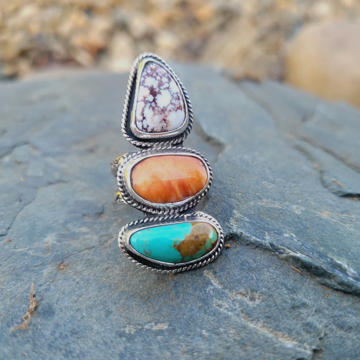 Three stone Ring size 7