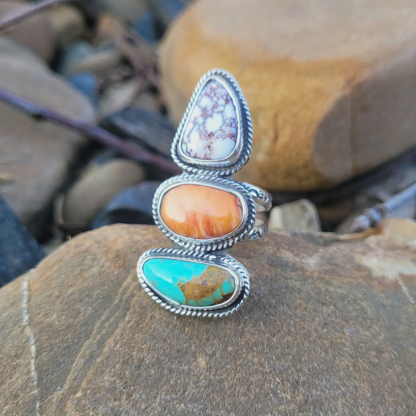 Three stone Ring size 7