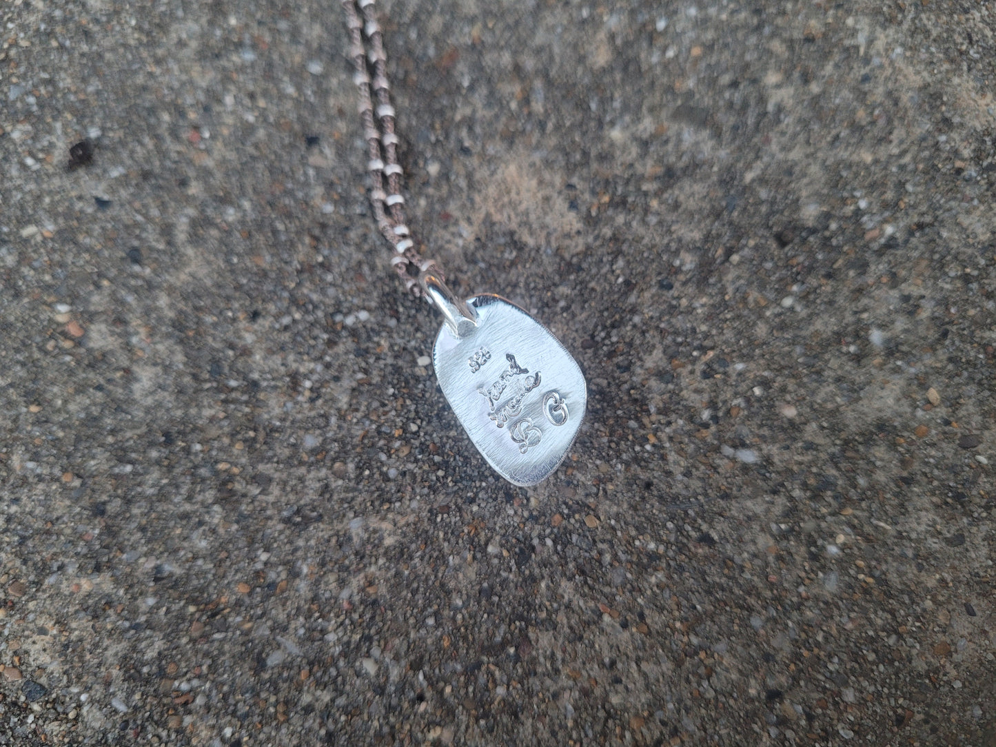 Dainty turquoise pendant