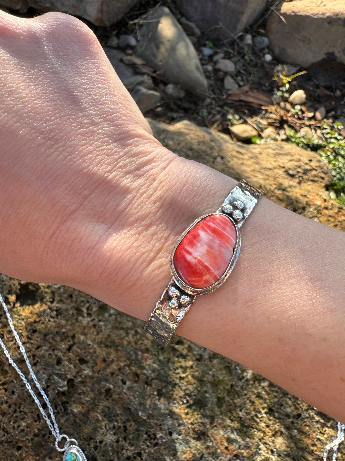 Red Spiny oyster cuff