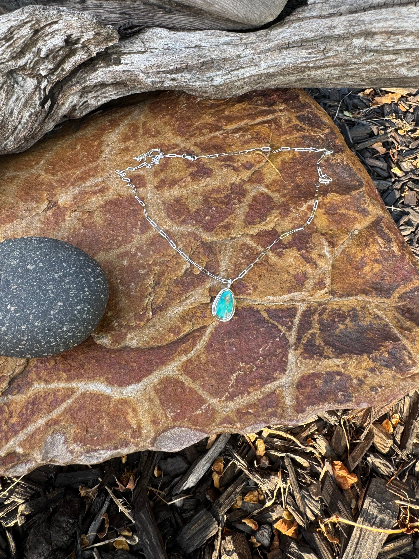 Campitos turquoise dainty necklace