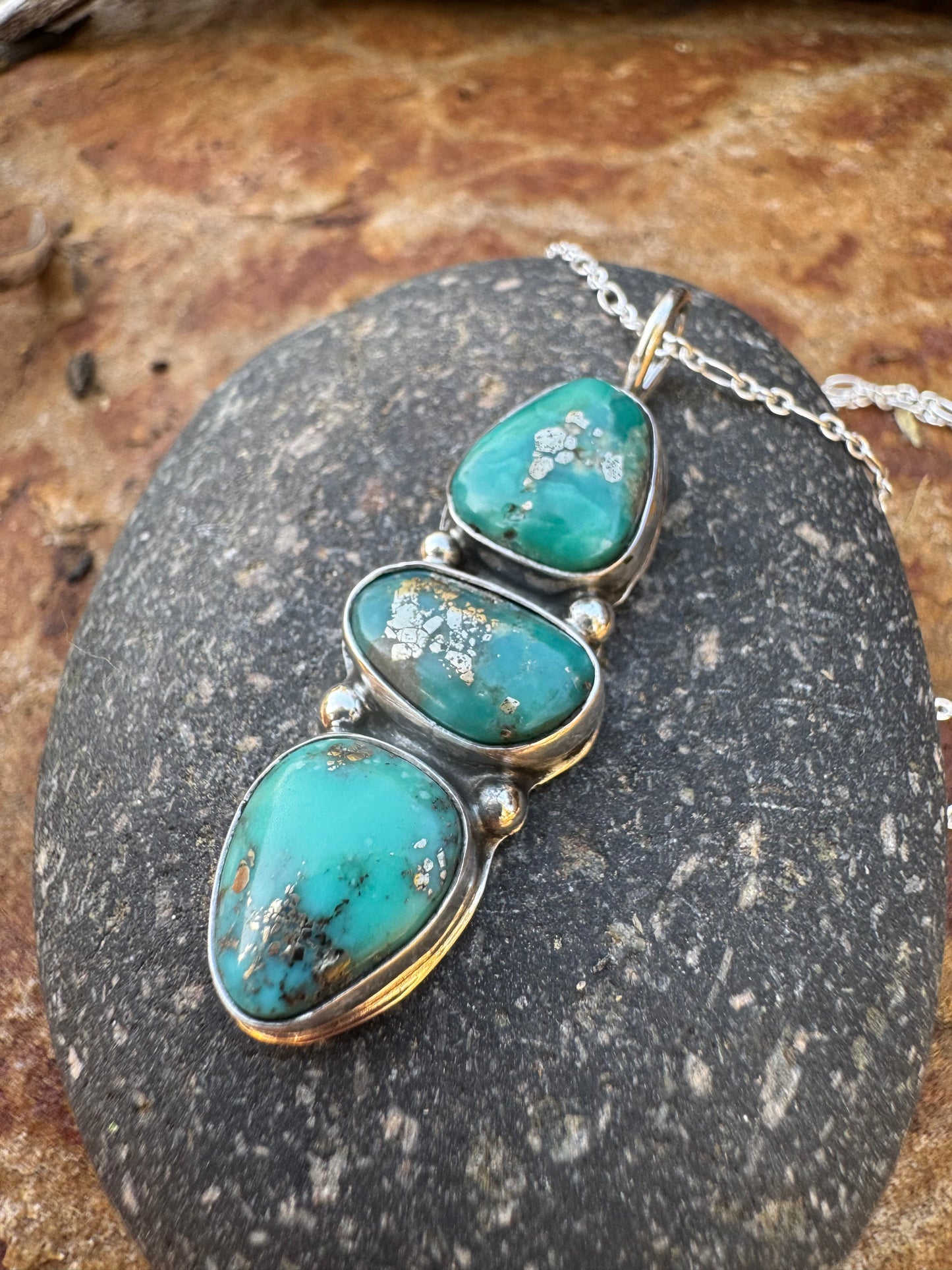 Campitos Turquoise & Pyrite Necklace 💎