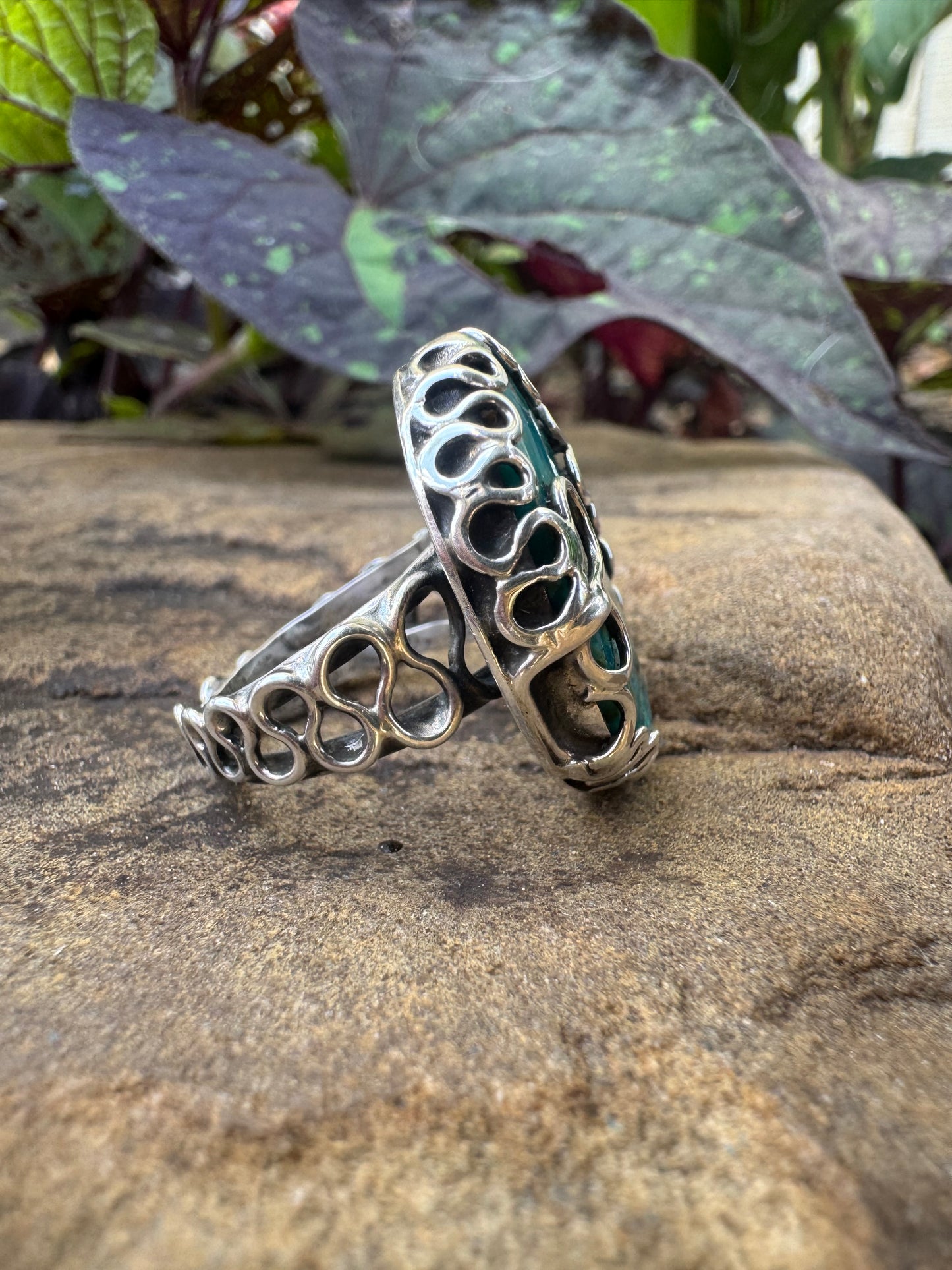 Tide and Time Turquoise ring size 6.5