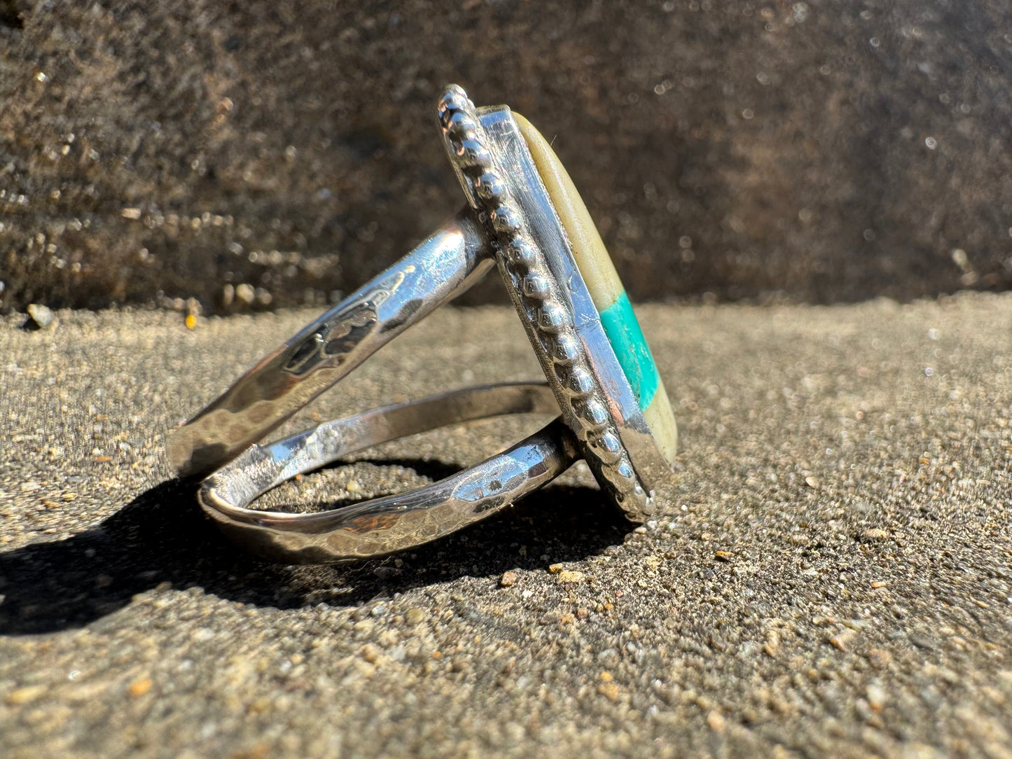 Ribbon Turquoise ring size 9