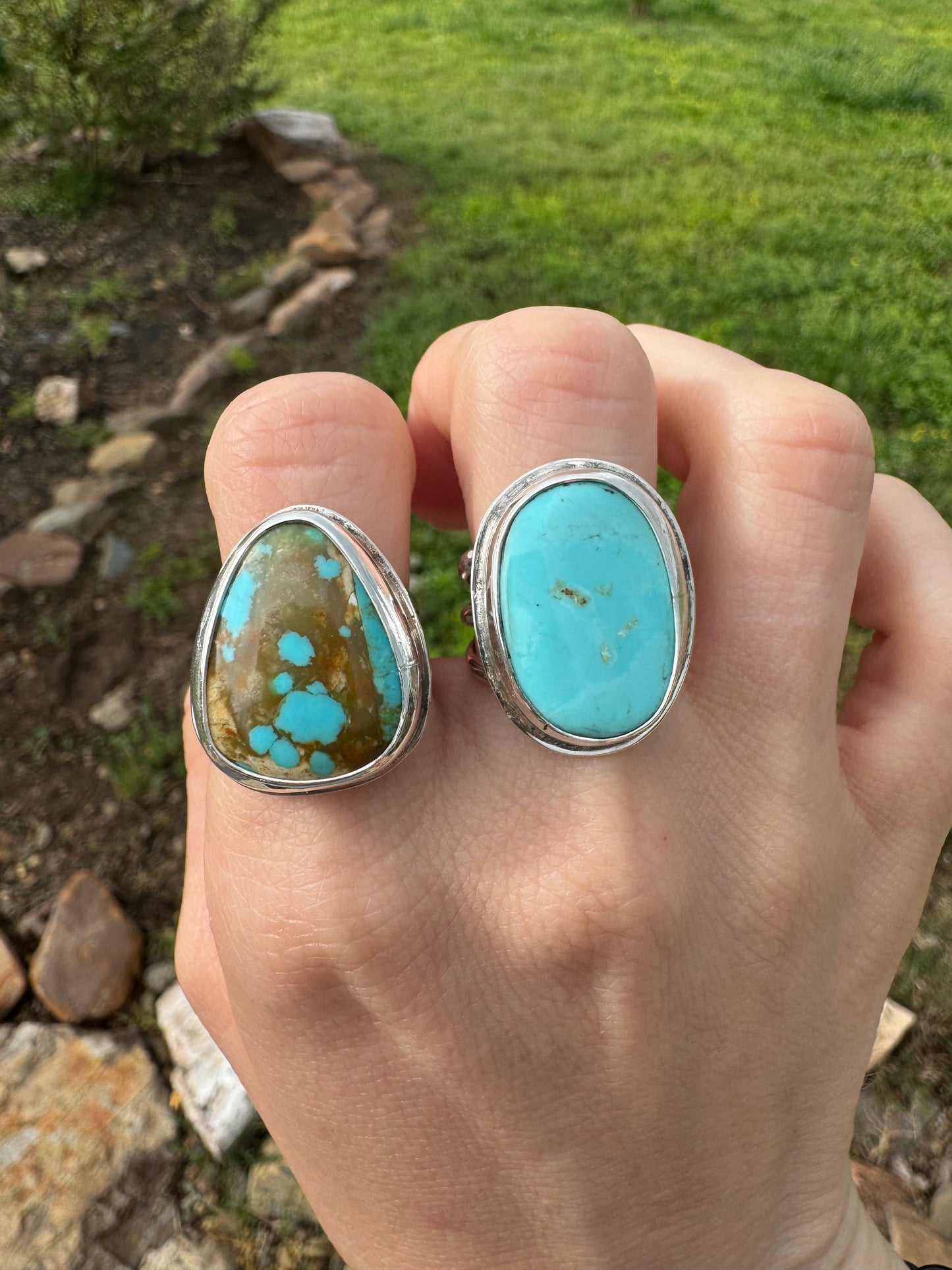 Tyrone turquoise ring size 7