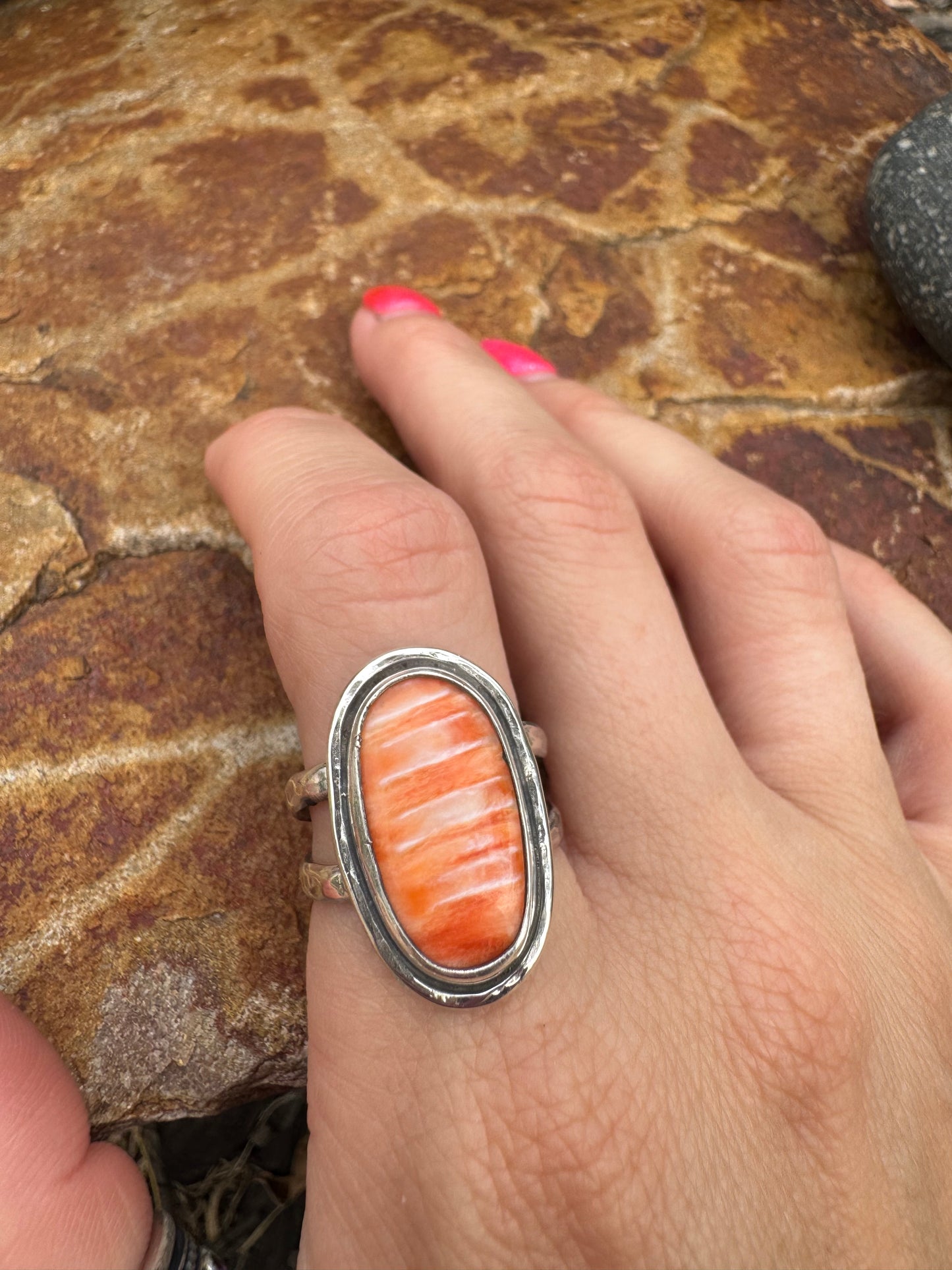 Sunset Spiny Oyster Ring size 9