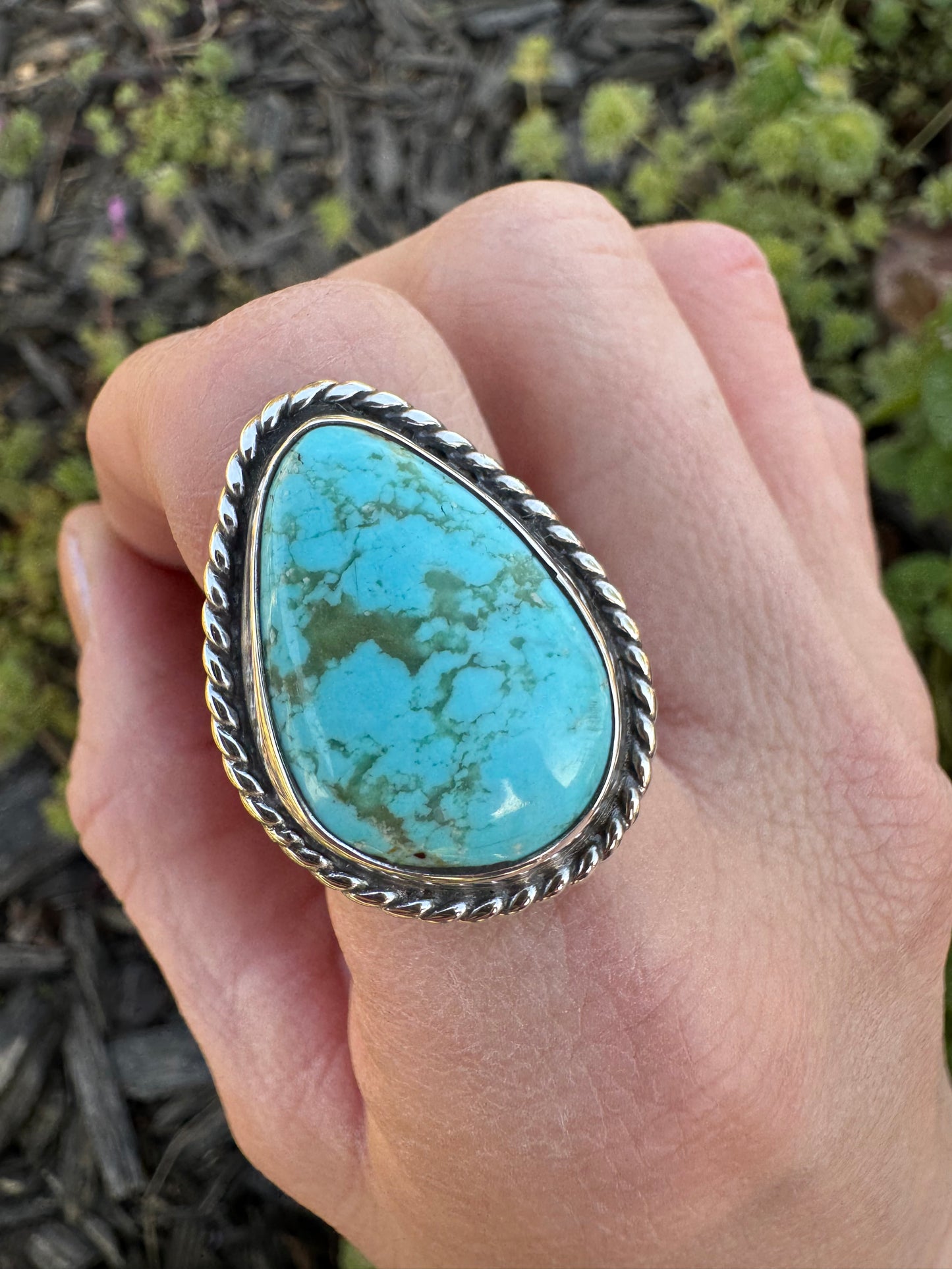 Classic Turquoise ring size 8