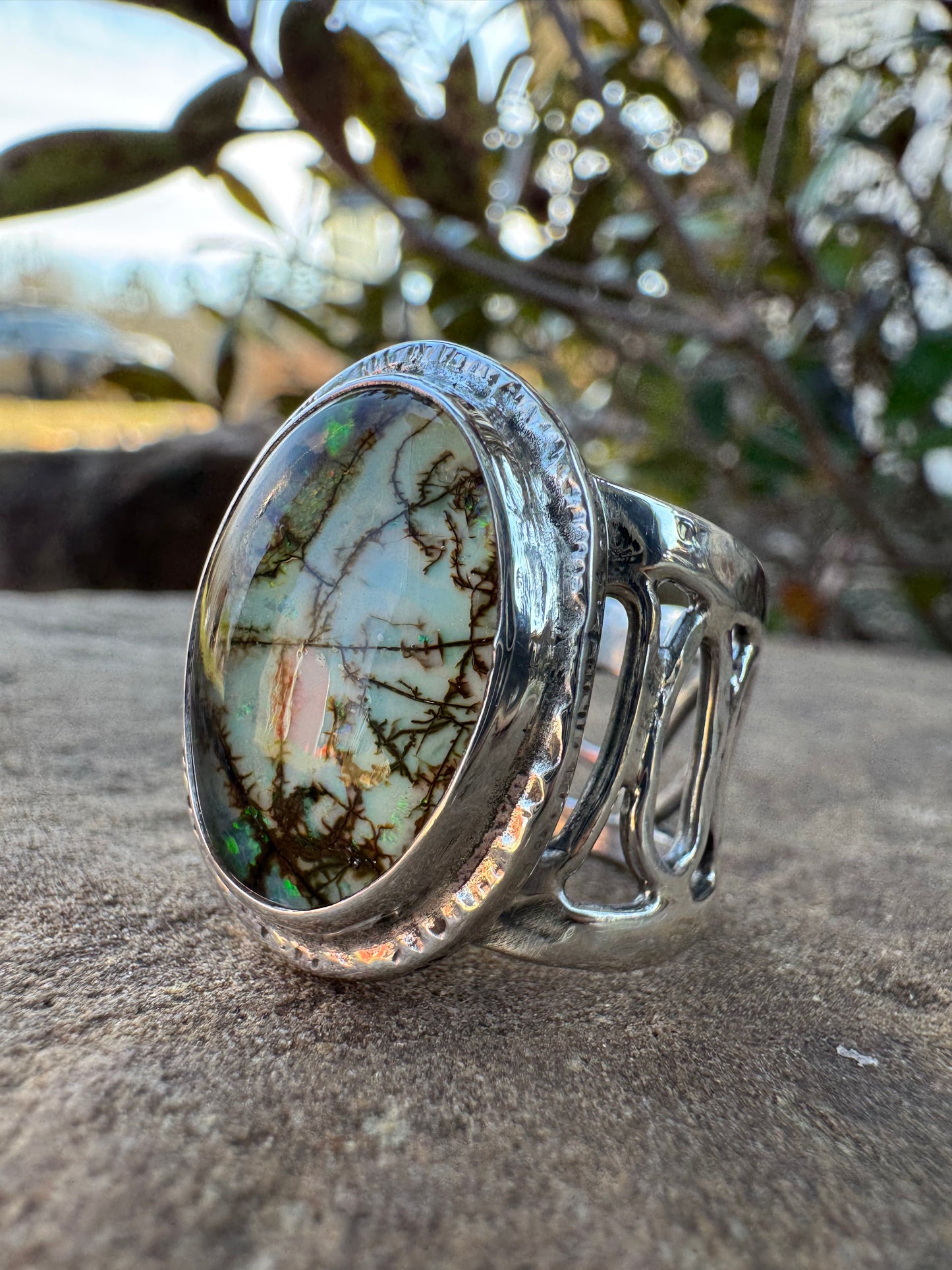 Monarch Opal Doublet Ring size 8.5