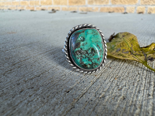 Nugget turquoise ring size 8.5