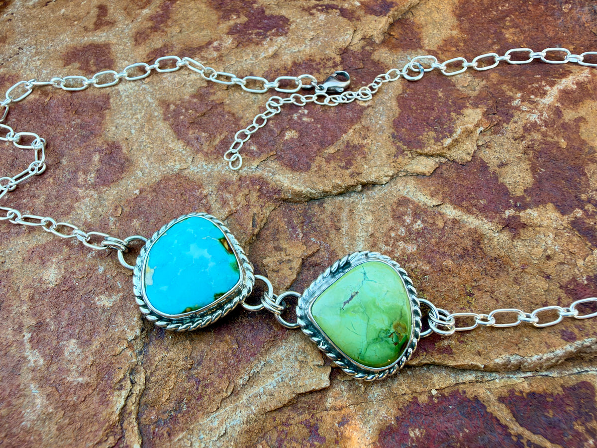 Golden Horizon Sonoran gold Double Stone Choker