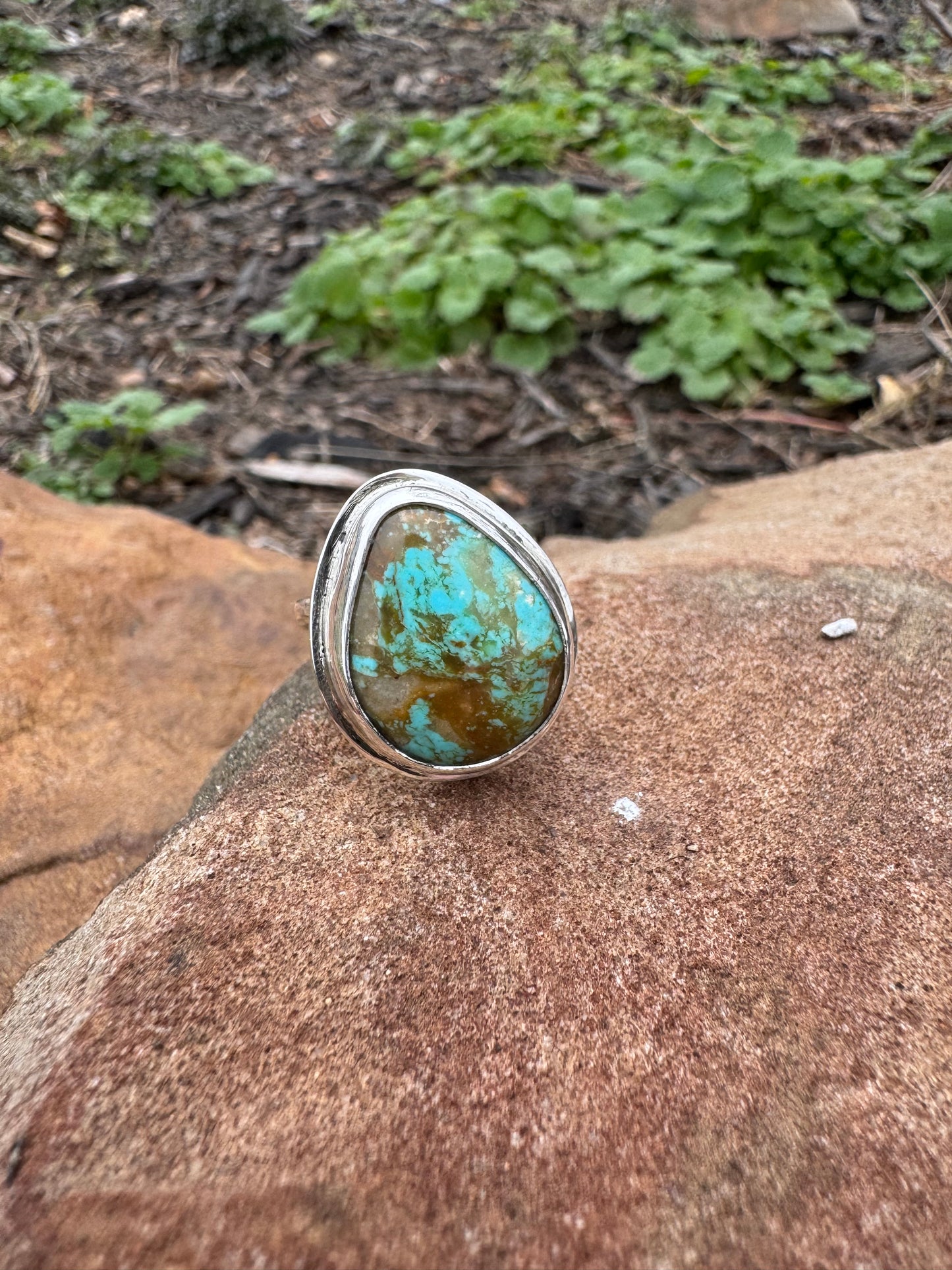 Tyrone turquoise ring size 9