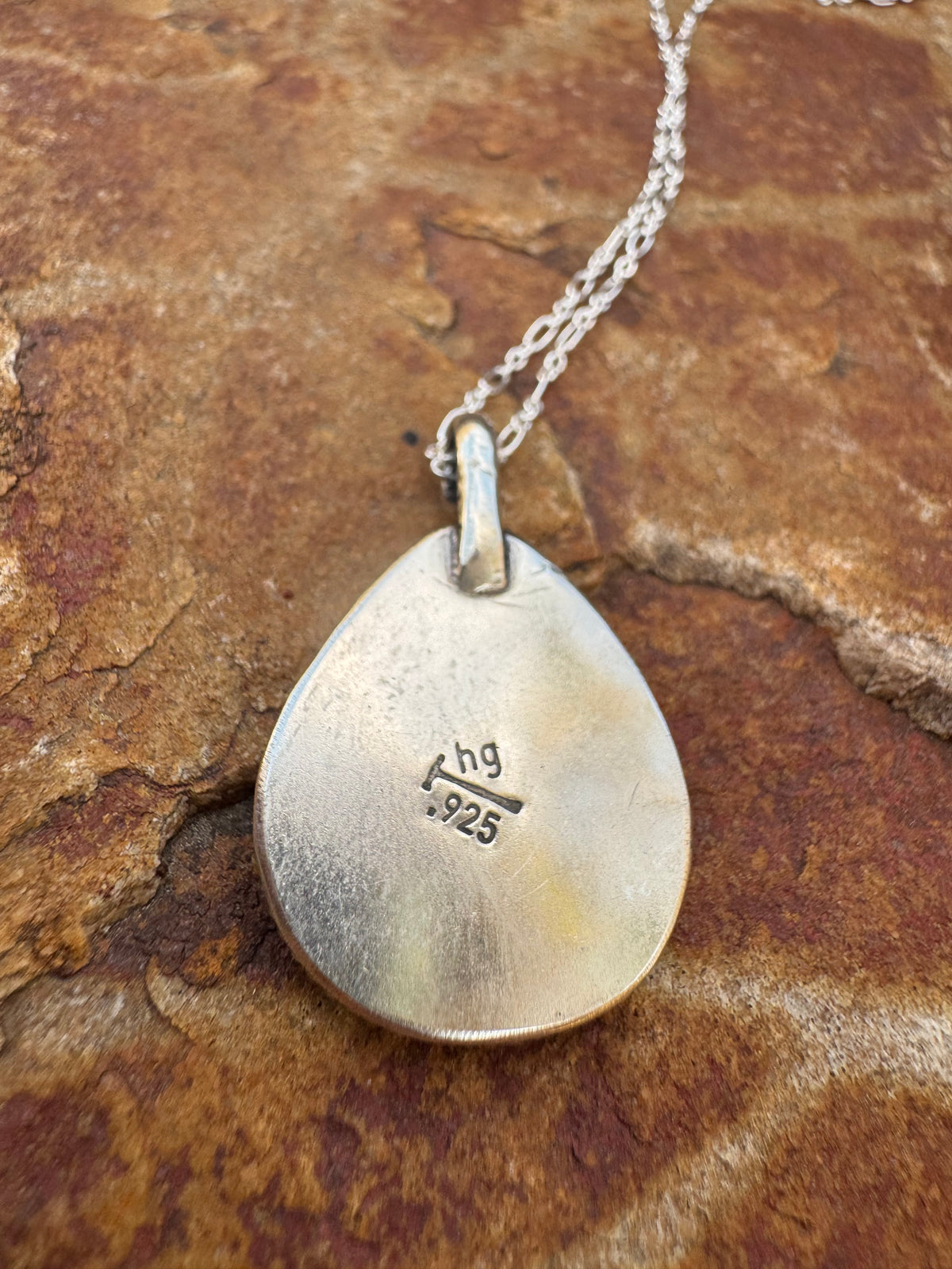 Teardrop Tyrone Turquoise Pendant