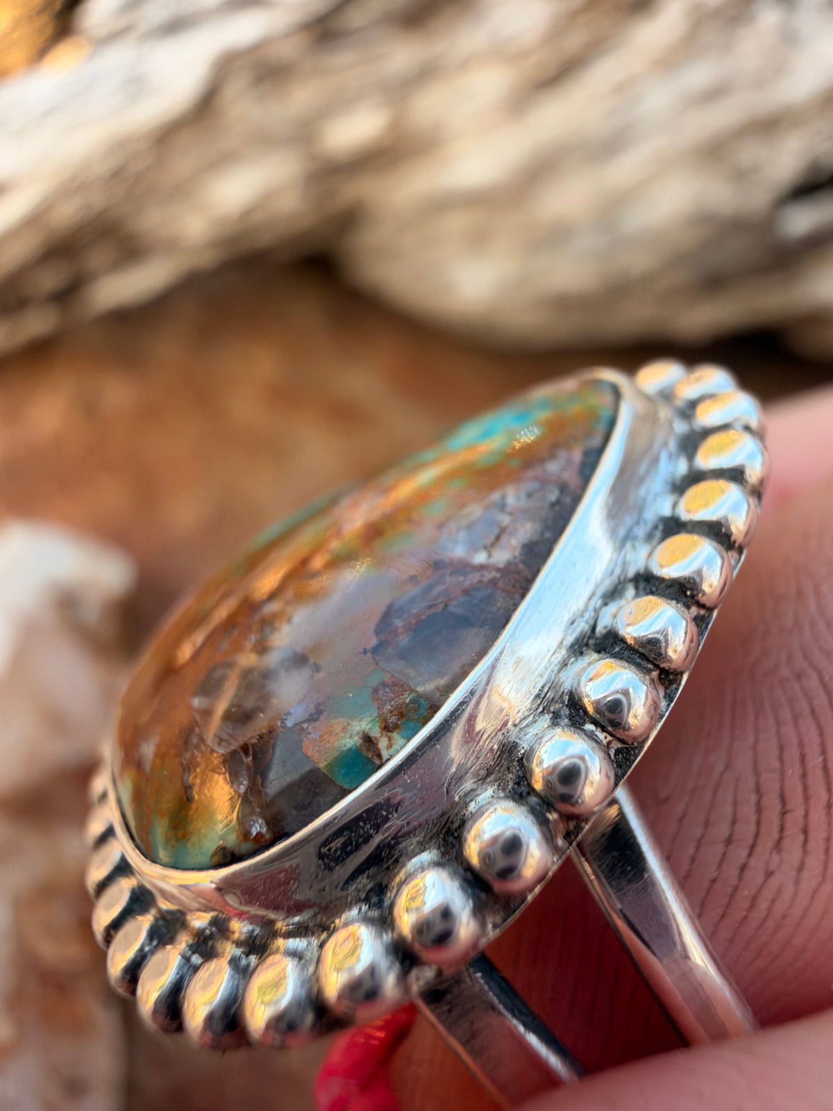 Sonoran Turquoise Earthscape Ring