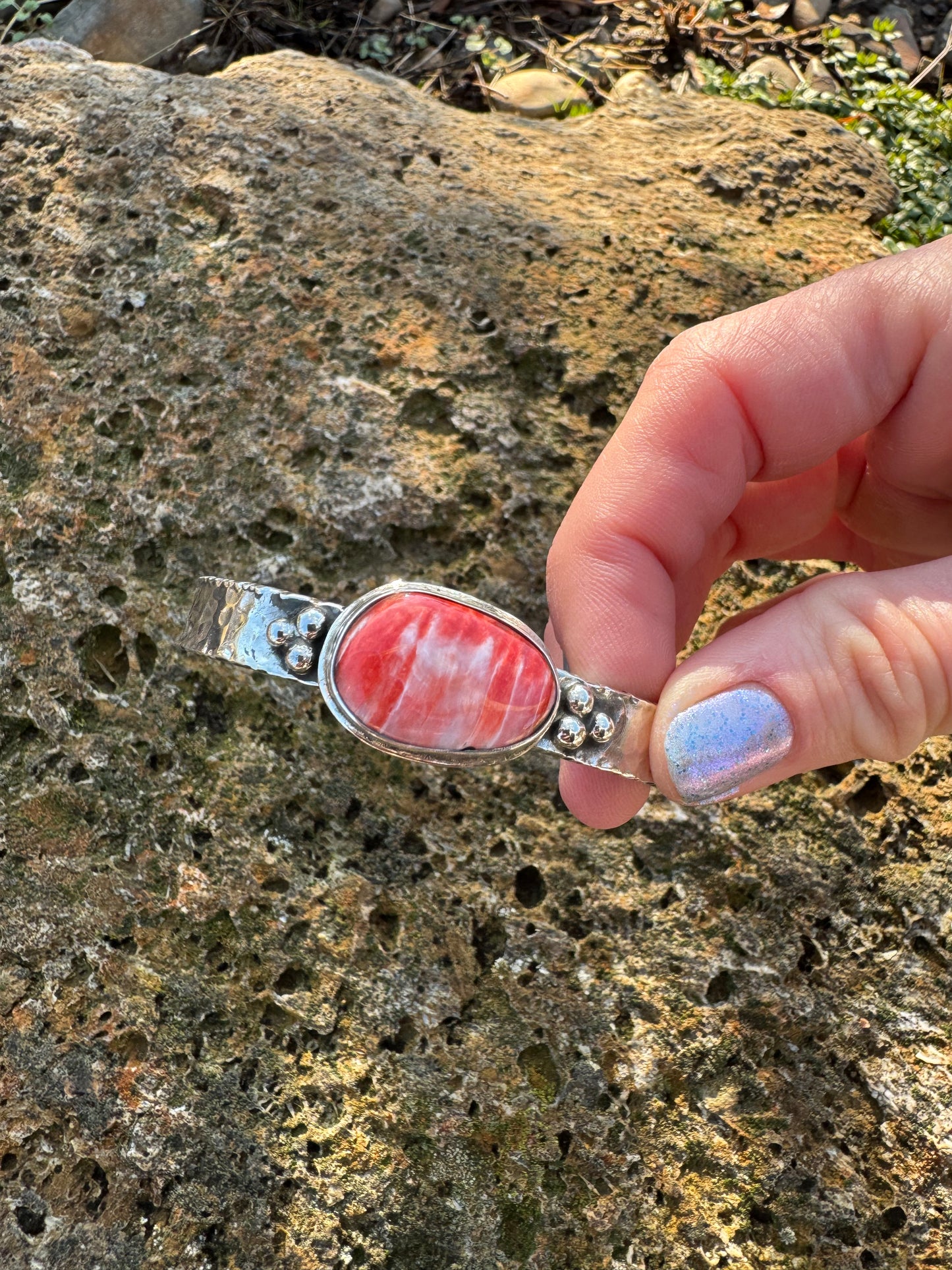 Red Spiny oyster cuff