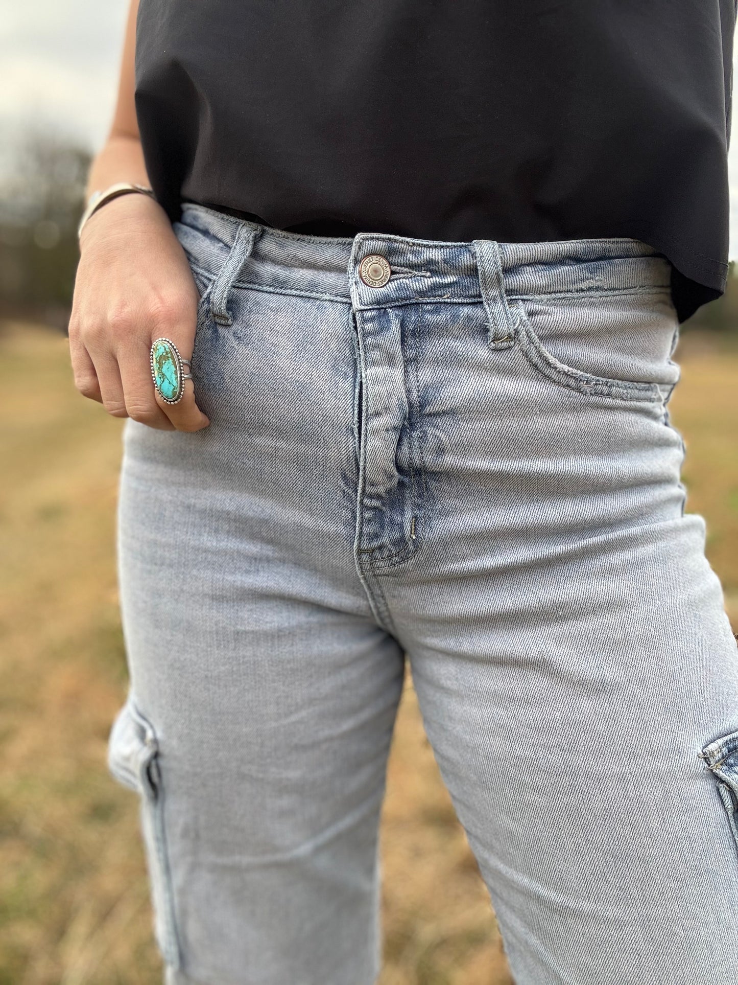 Tyrone turquoise ring size 6