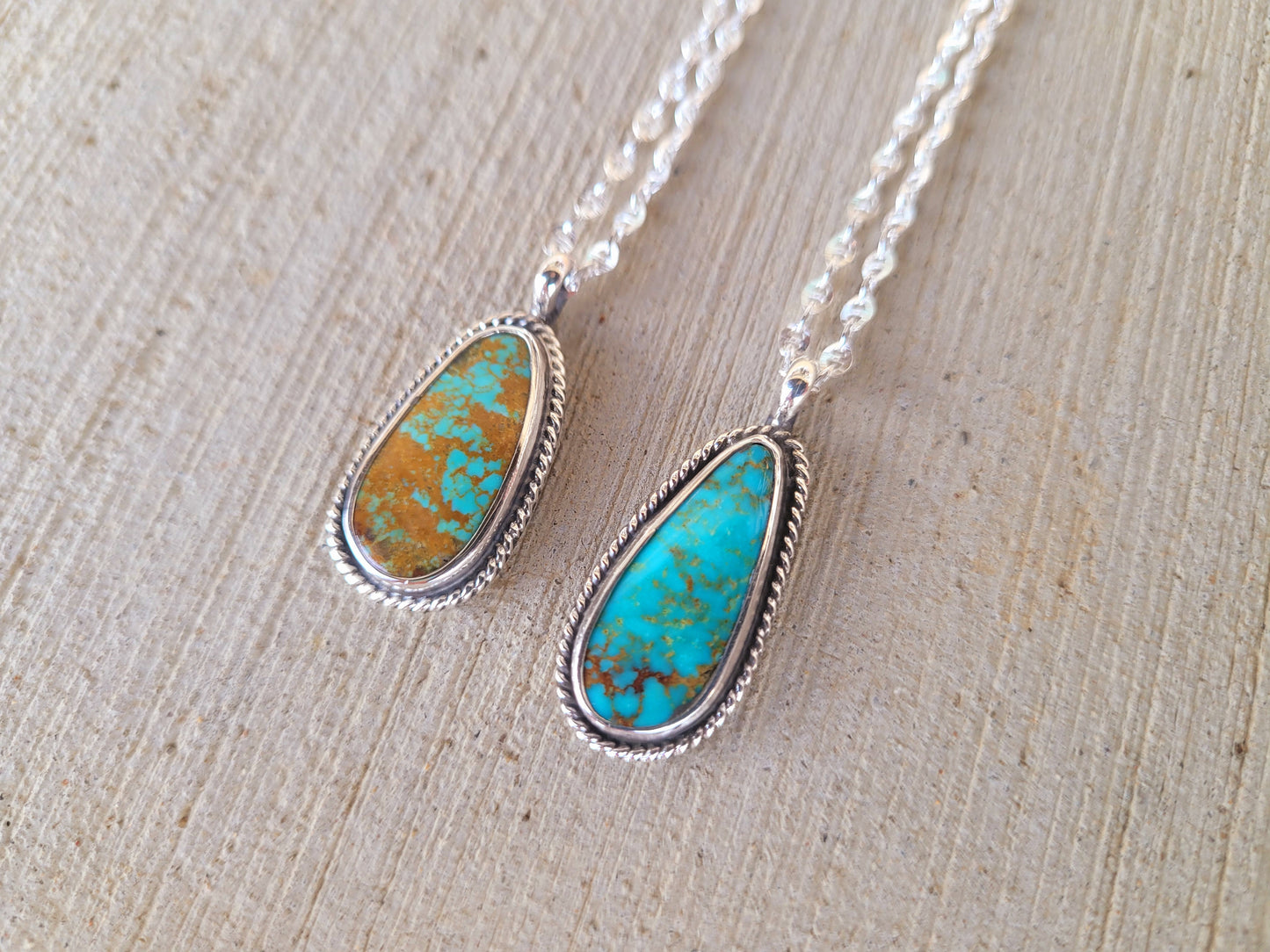Two High Grade turquoise pendants for Leslie