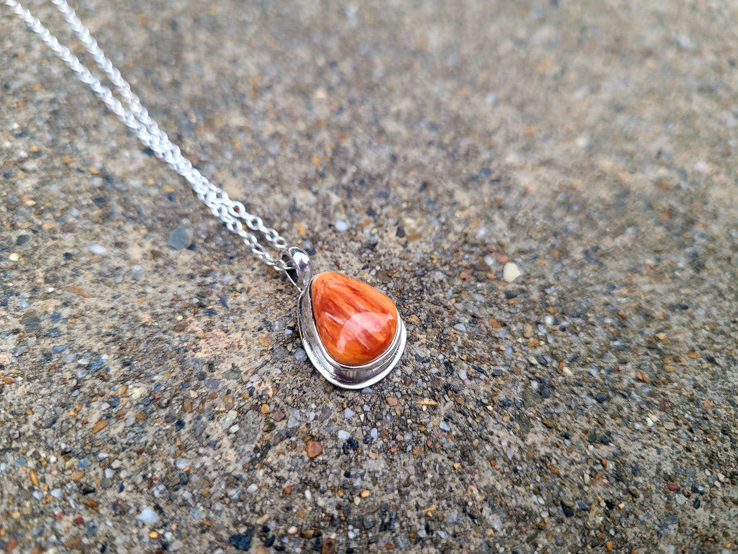 Mini Spiny oyster necklace