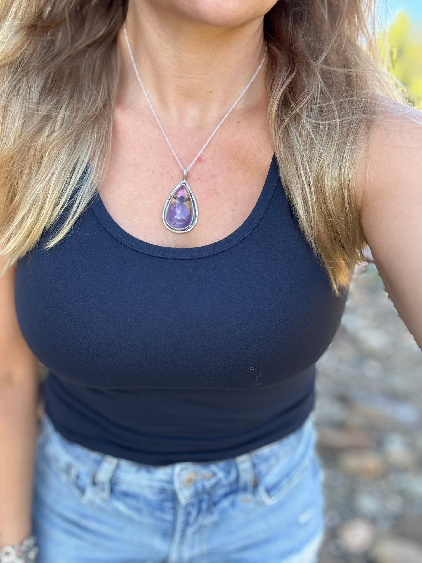 Ametrine Statement Necklace