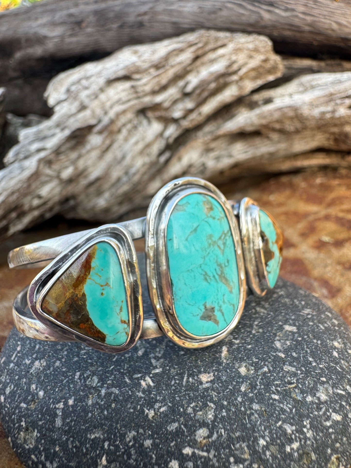 Tyrone Turquoise Statement Cuff