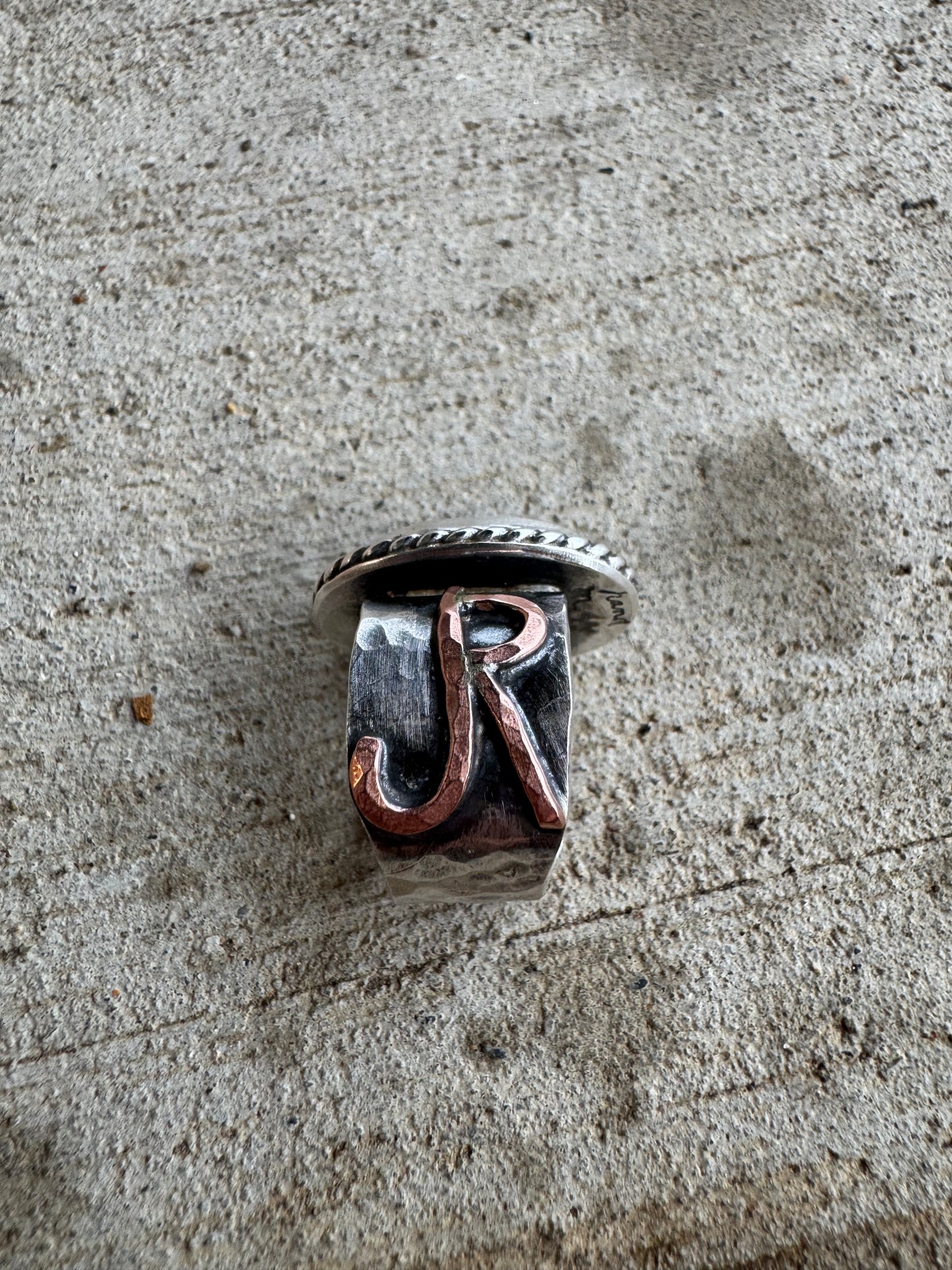 Custom initial ring for Susan