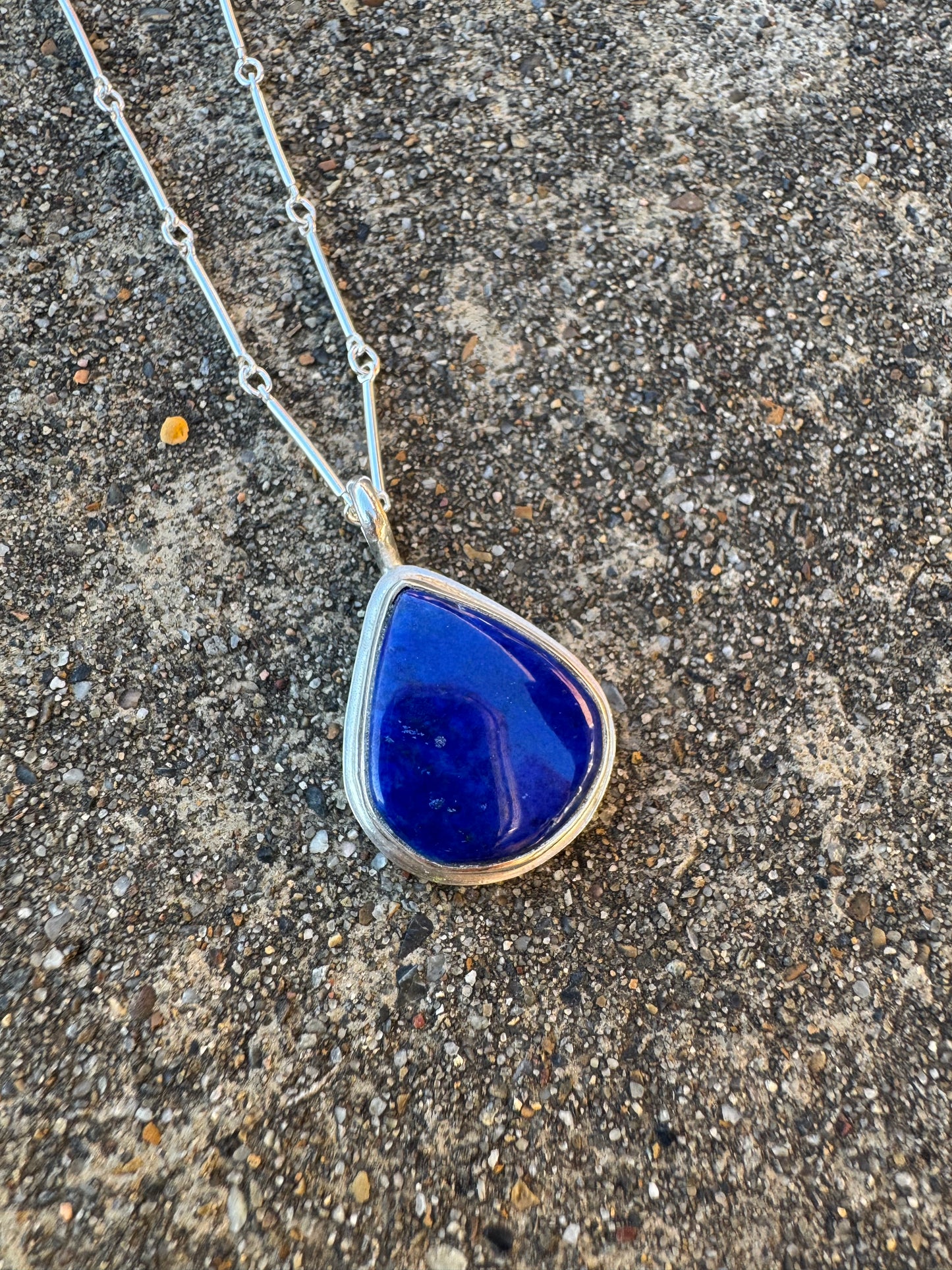 Dainty Lapis necklace