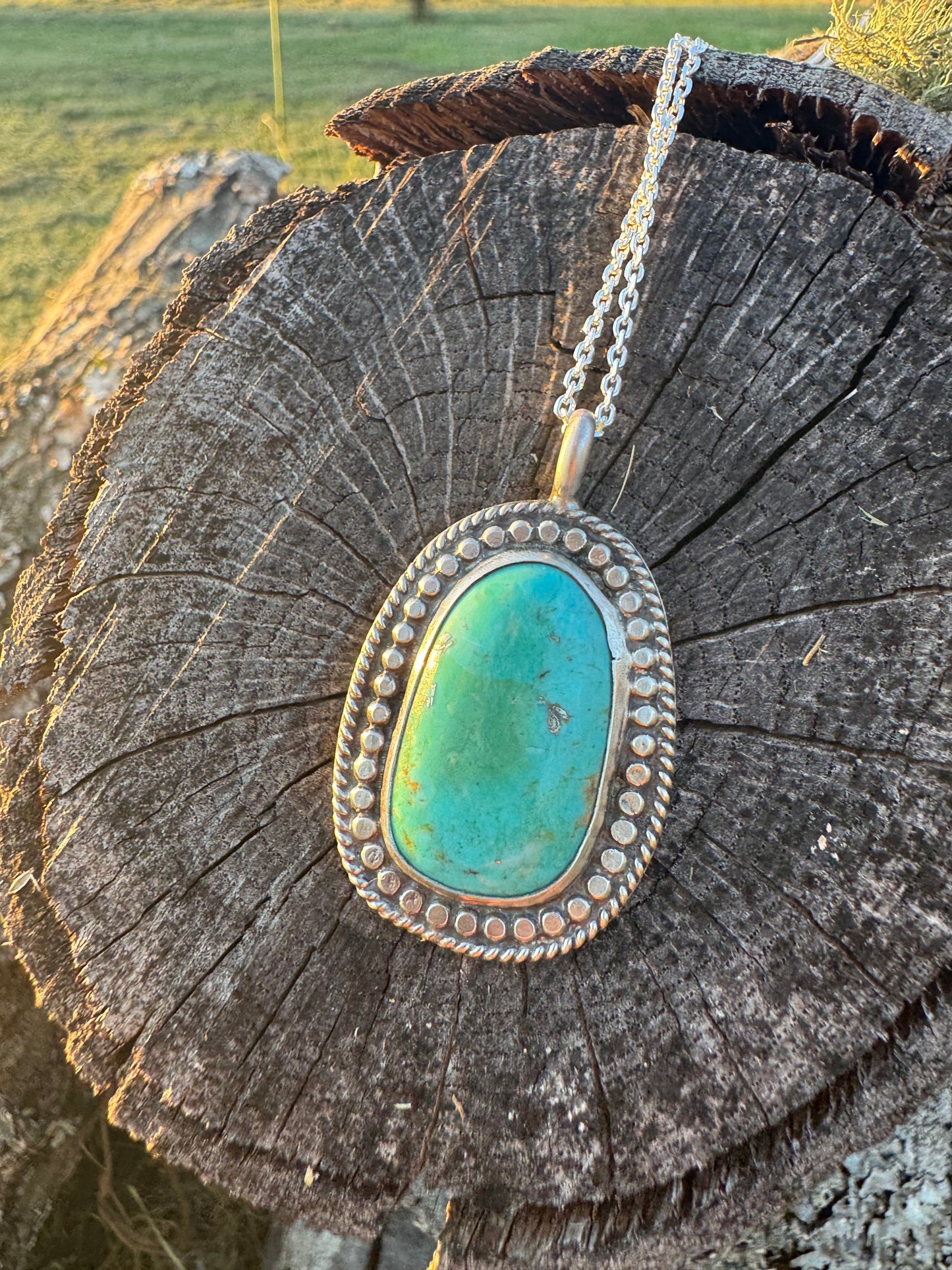 Fancy turquoise pendant