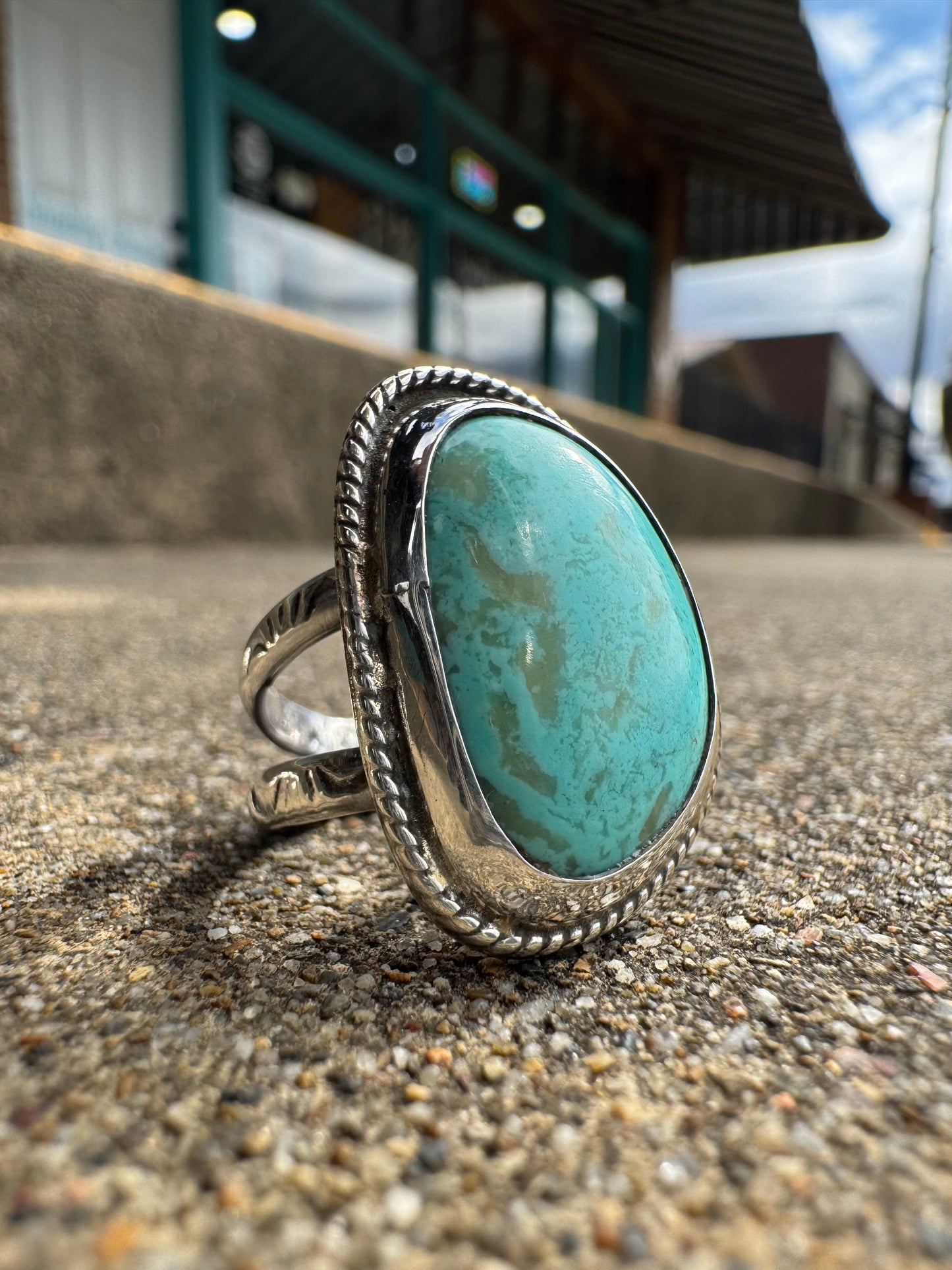Kingman turquoise ring size 6