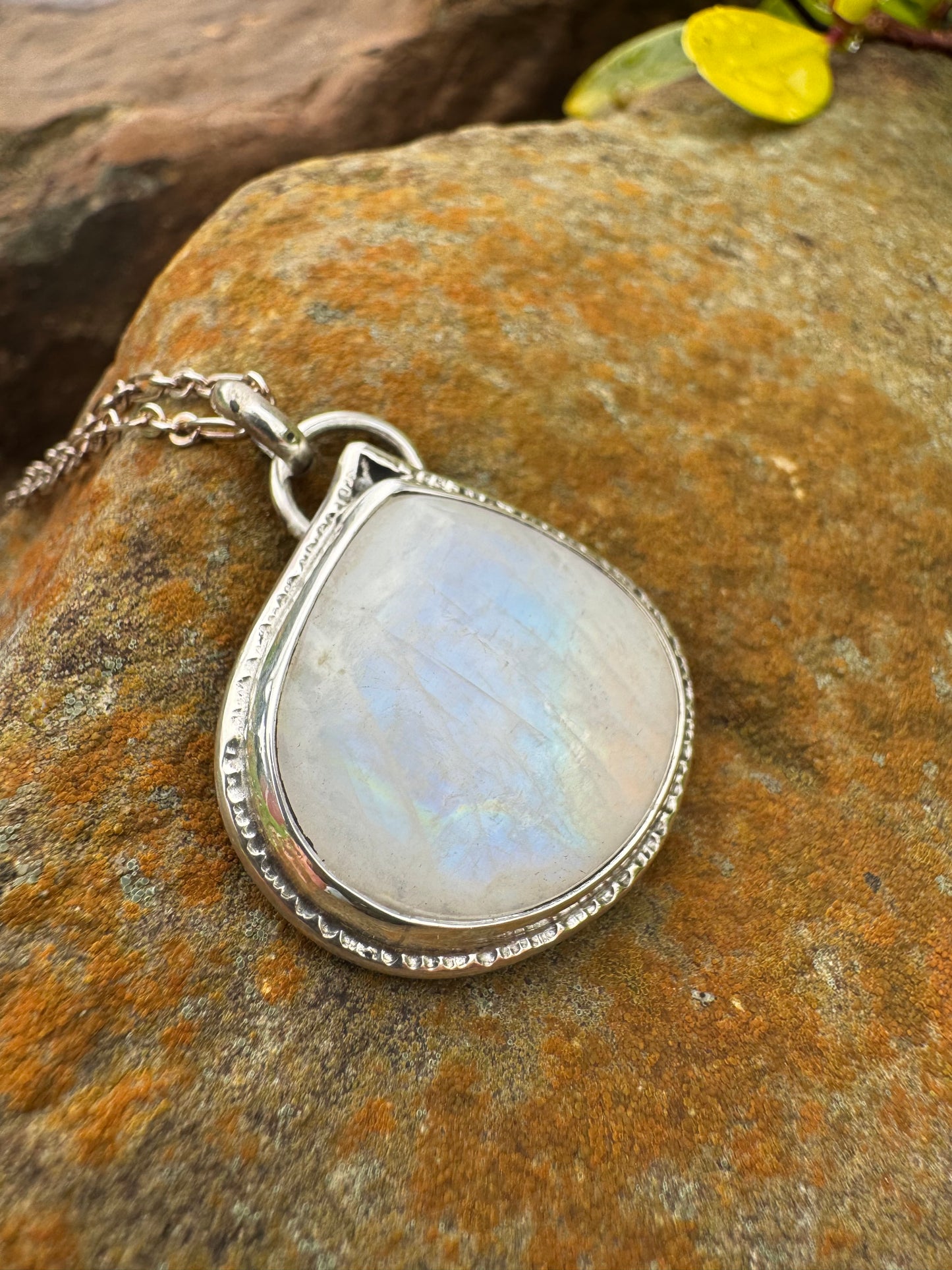 Moonstone Pear Pendant