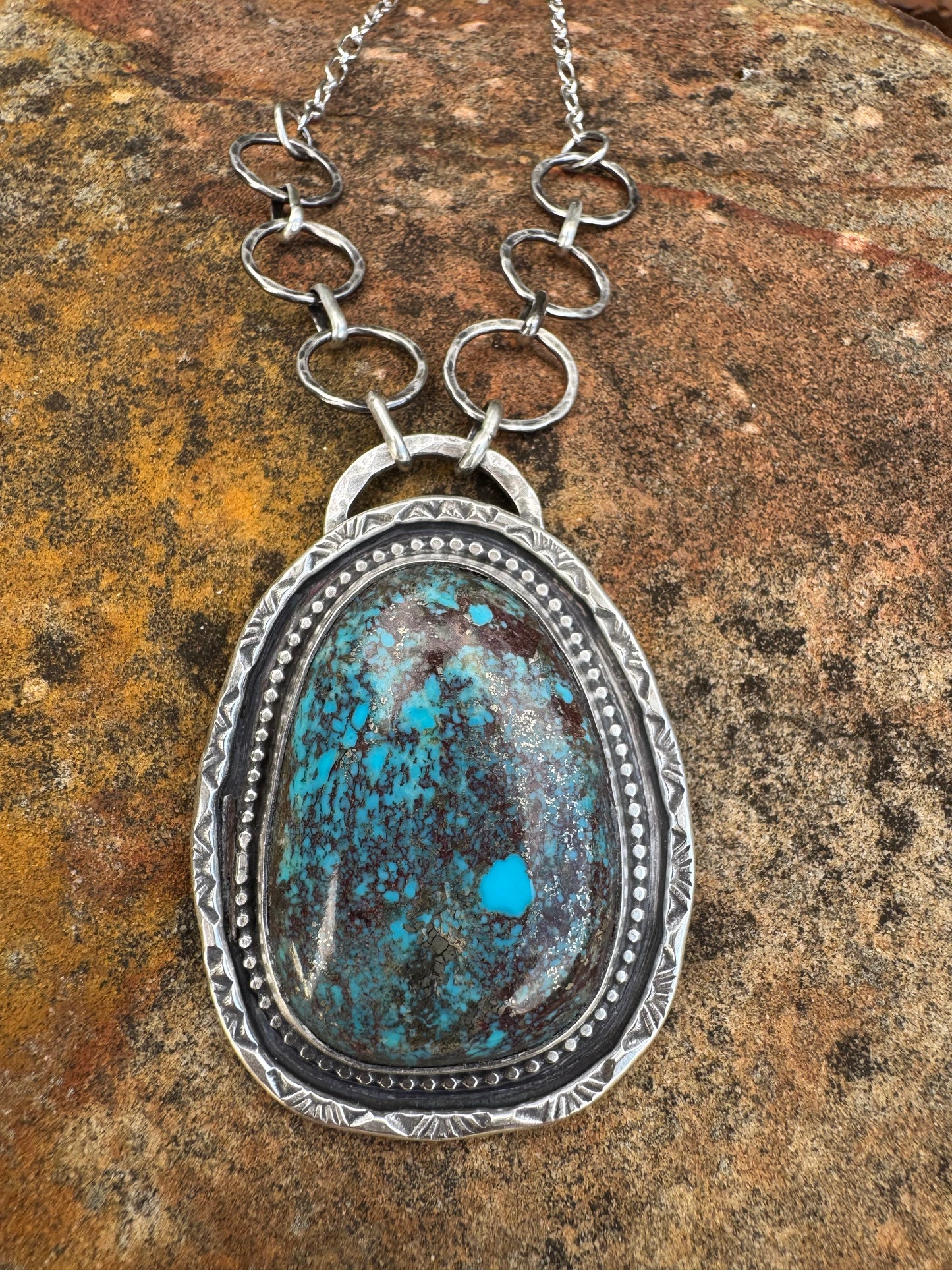 Large High Grade Kingman Turquoise Necklace
