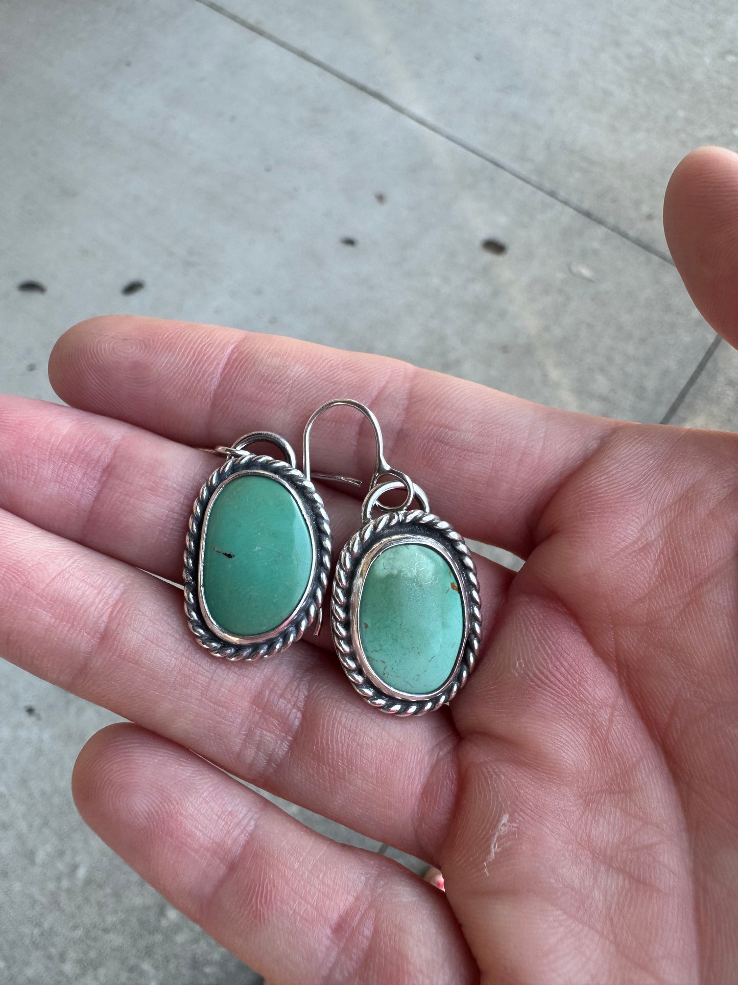 Green Kings Manassa Turquoise Earrings