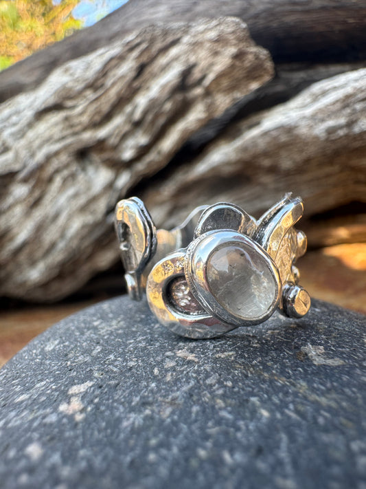 Moonstone Woodland Ring