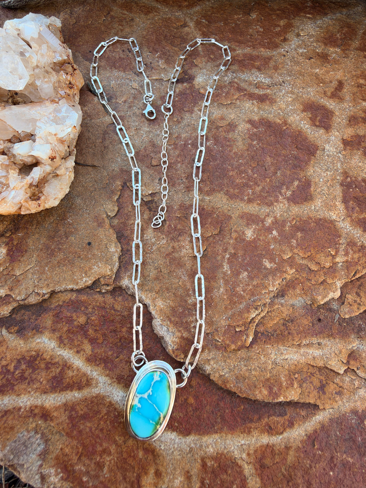 Sonoran Gold Turquoise Station Necklace