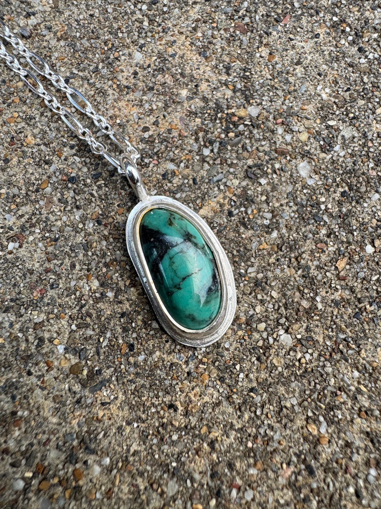 Turquoise dainty pendant