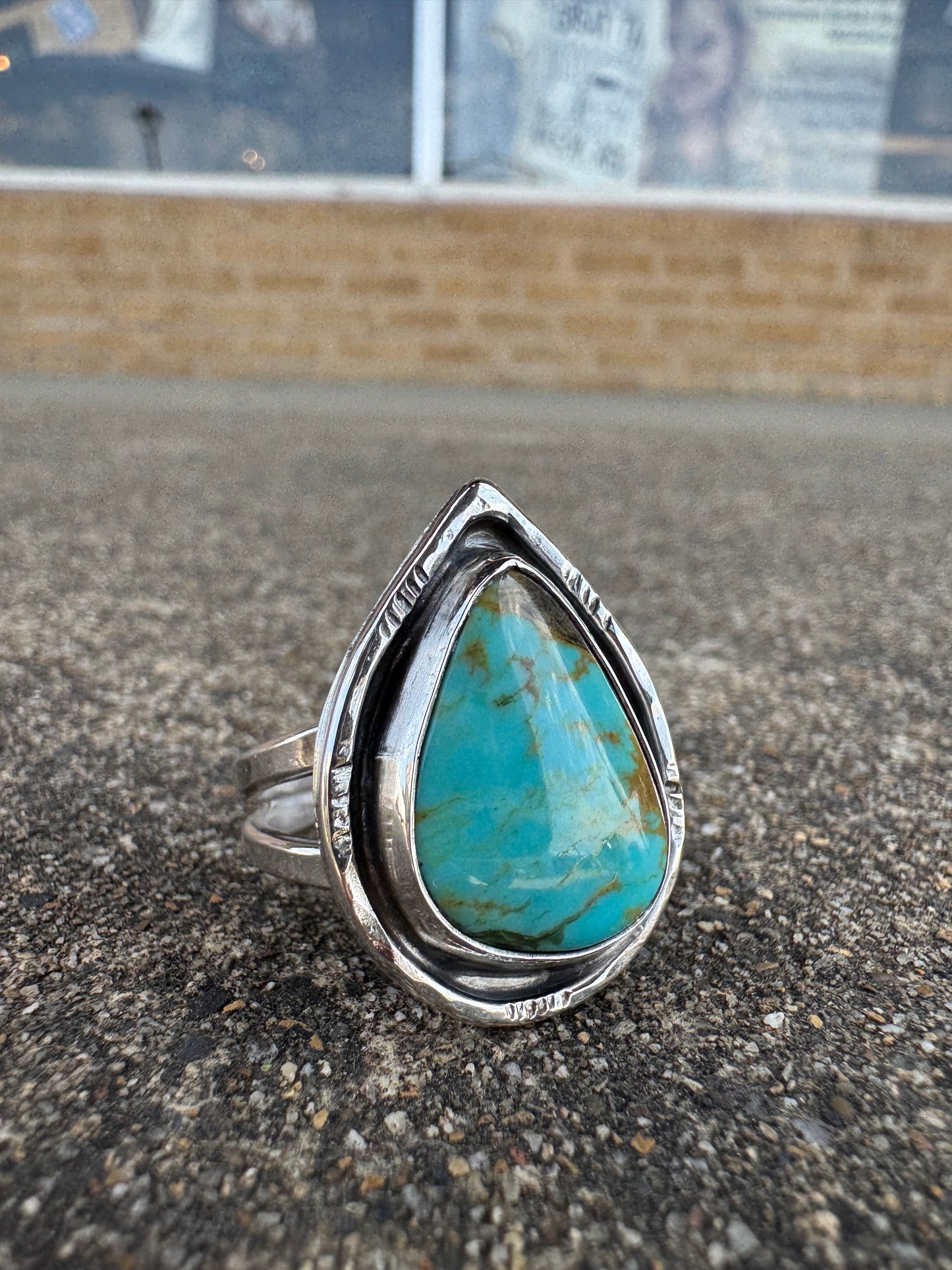 High Desert Turquoise ring size 8
