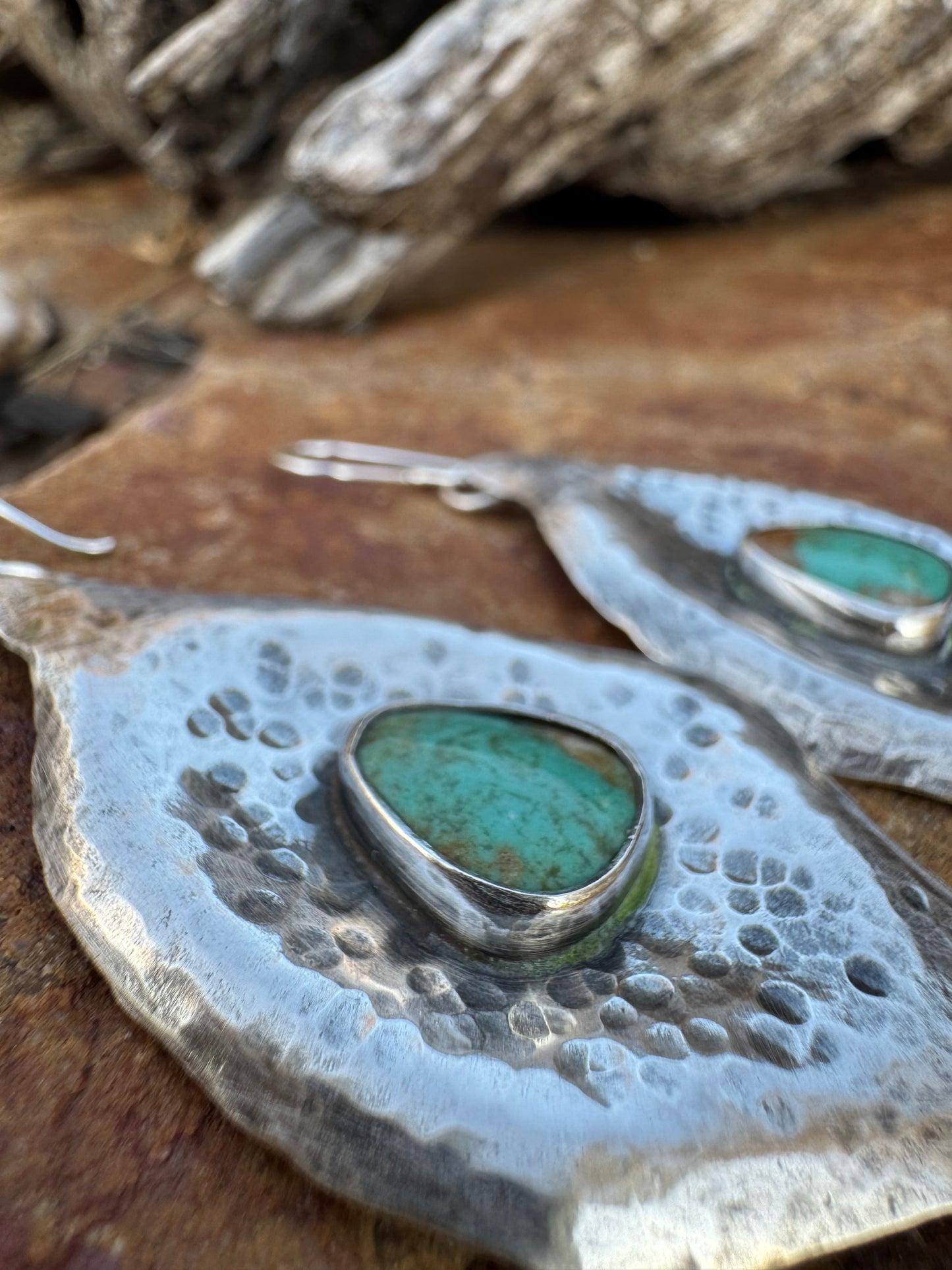 Tyrone Turquoise Desert Bloom Earrings