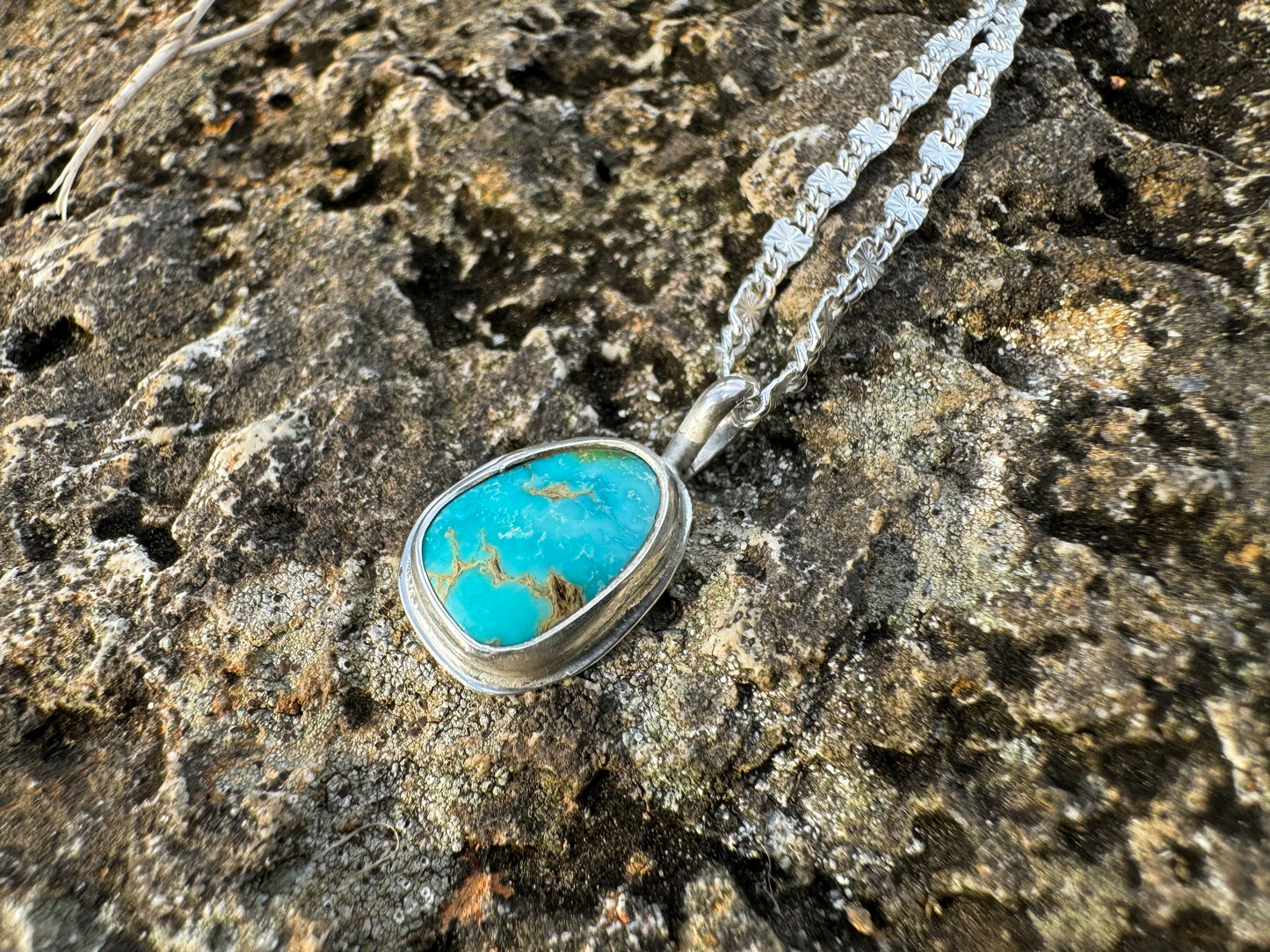 Mini turquoise pendant