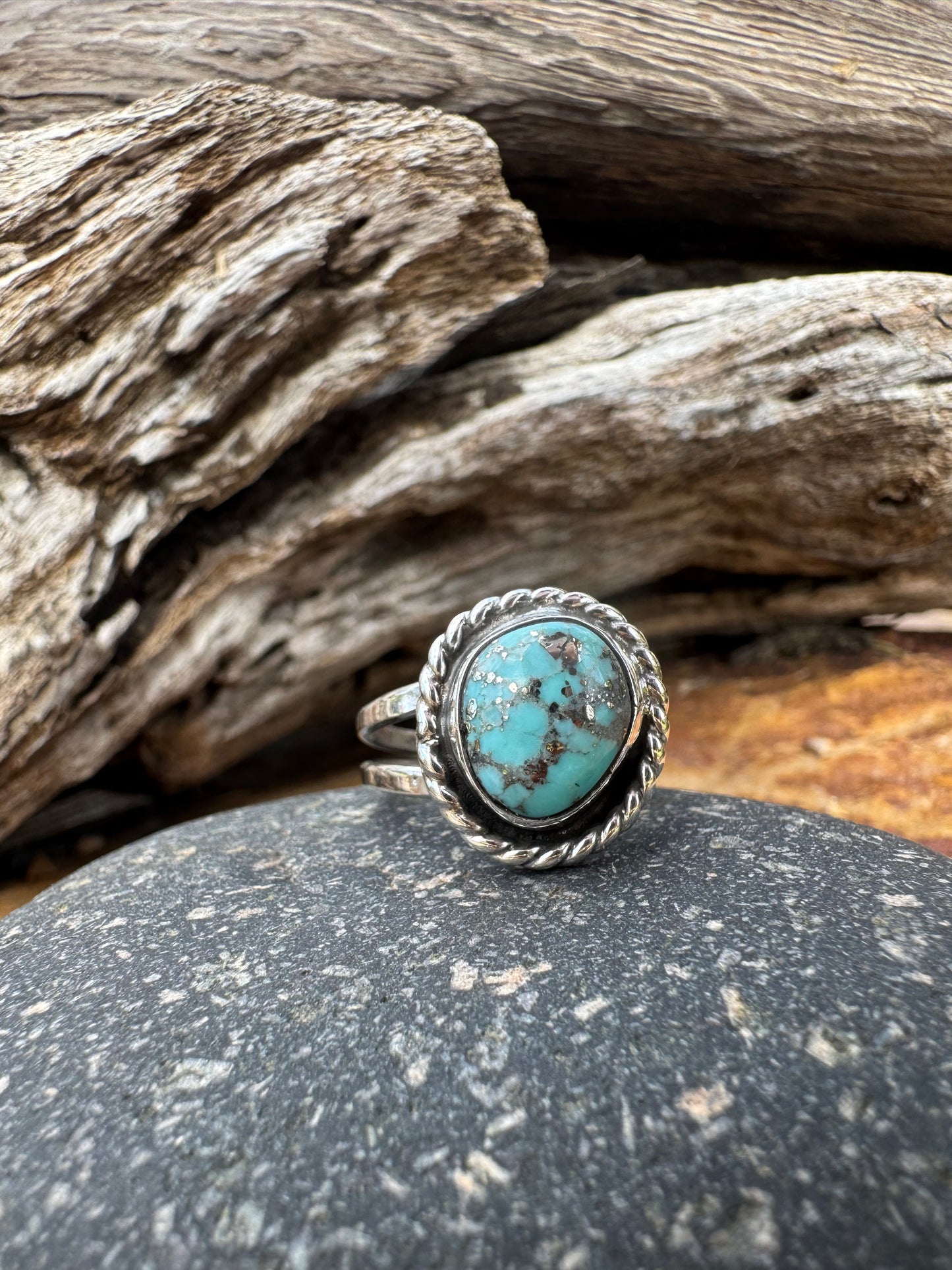 Pyrite Campitos ring size 7