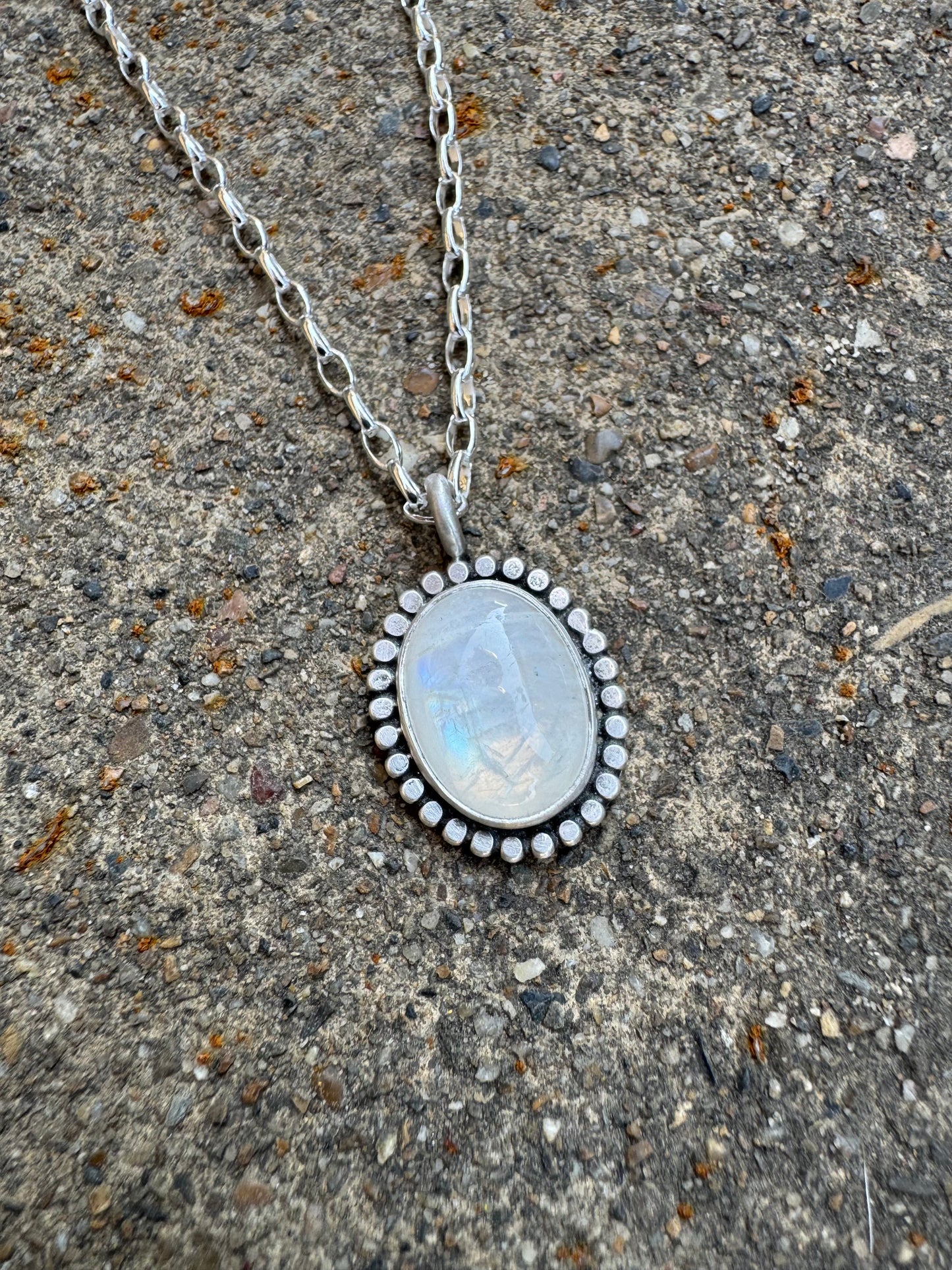 Moonstone necklace