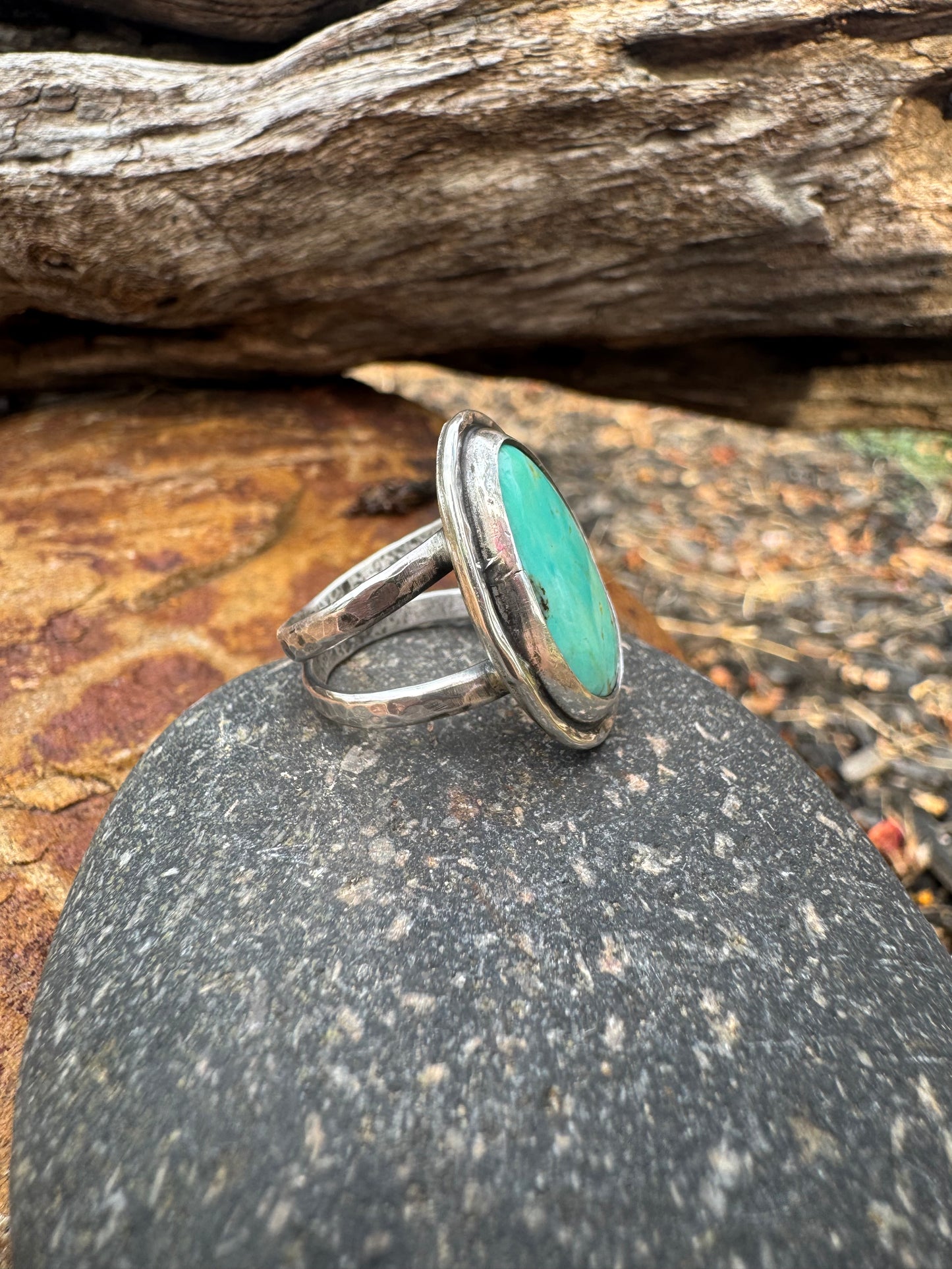 Tyrone Turquoise Statement ring size 7