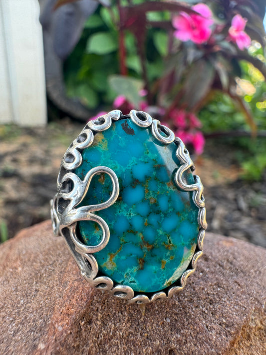 Tide and Time Turquoise ring size 6.5