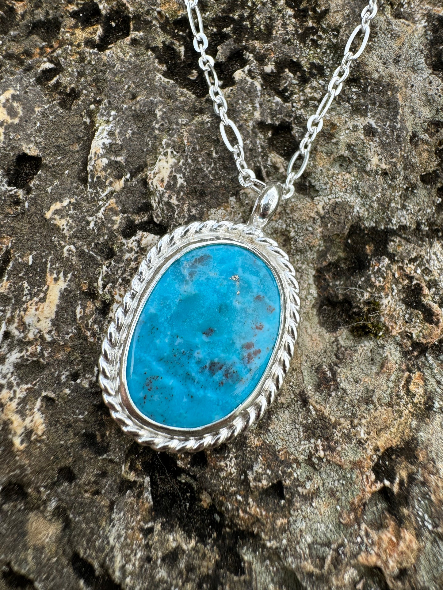 Morenci turquoise pendant