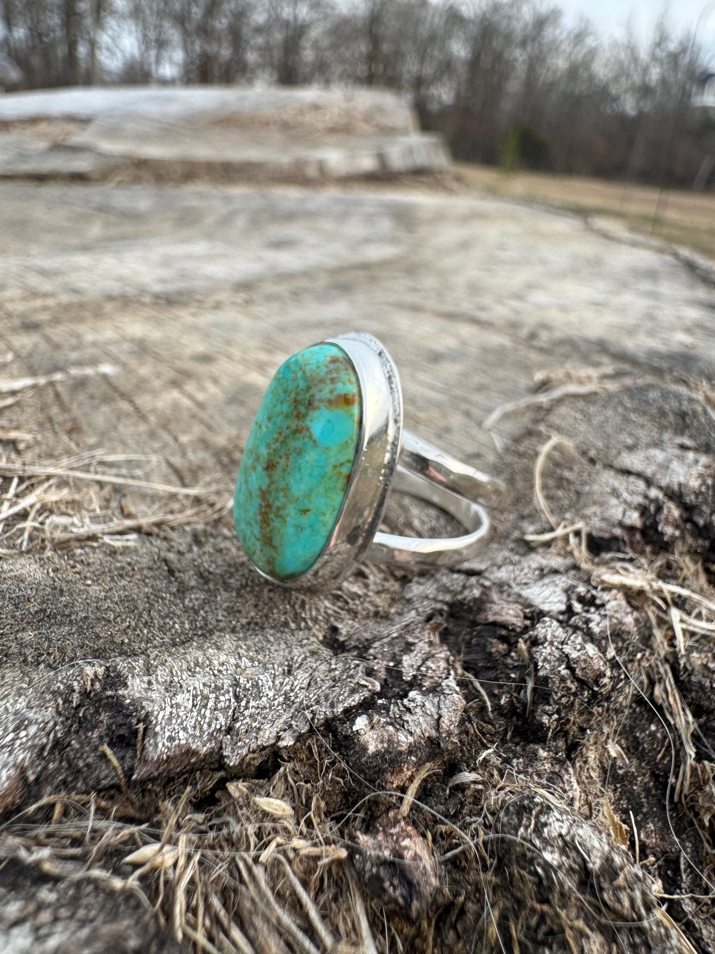 Turquoise ring size 8