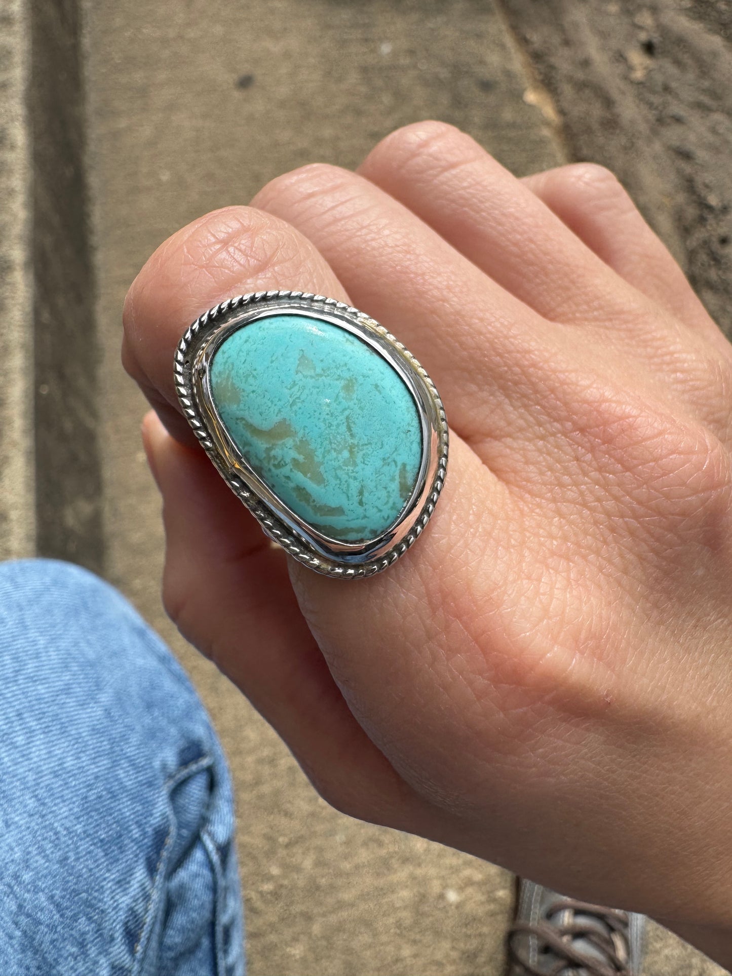 Kingman turquoise ring size 6