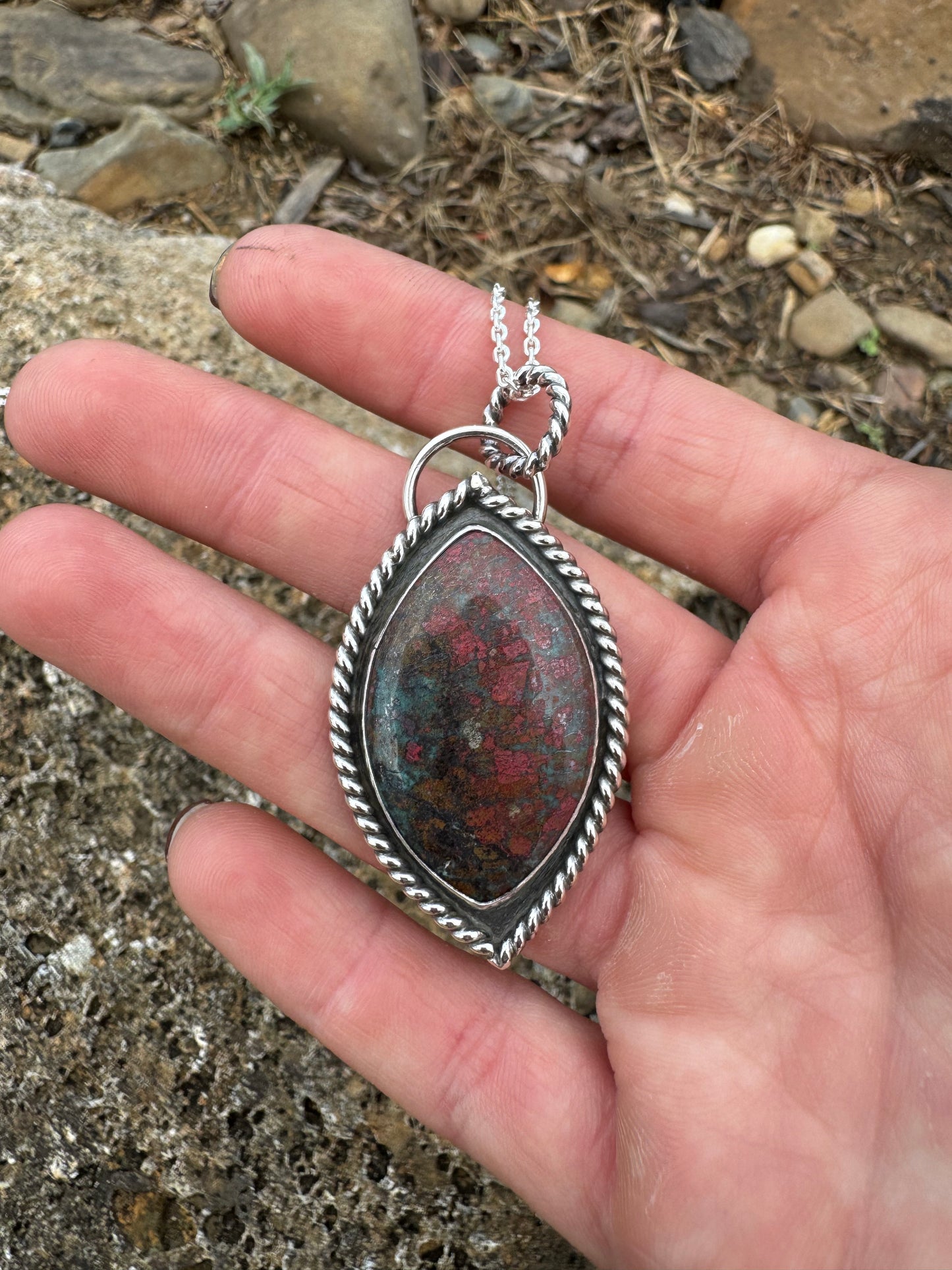 Sonoran Sunset Marquise Pendant