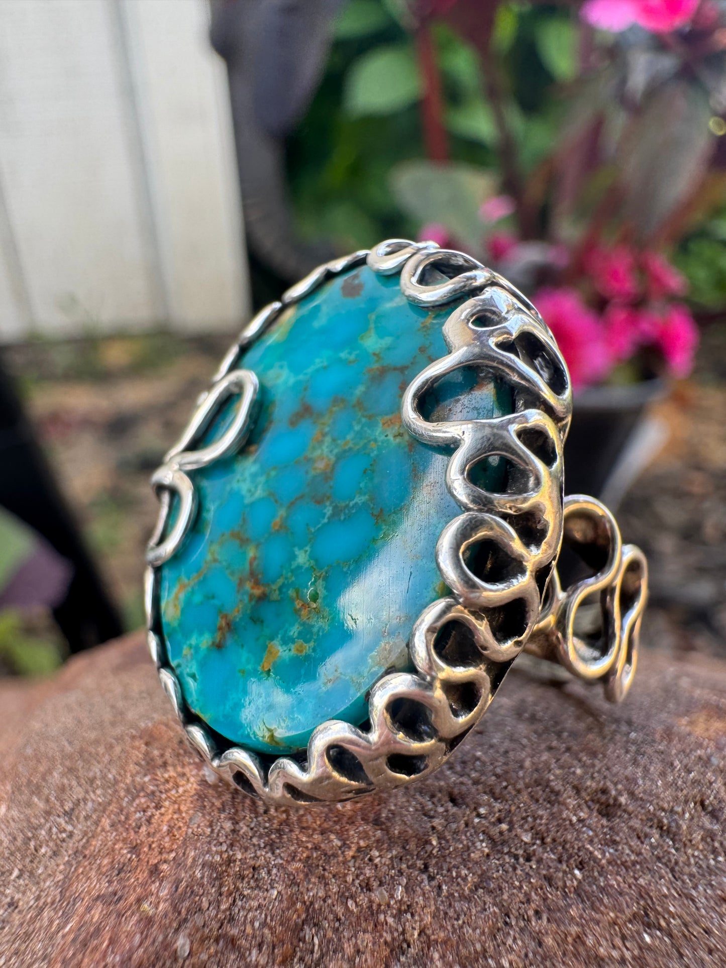 Tide and Time Turquoise ring size 6.5